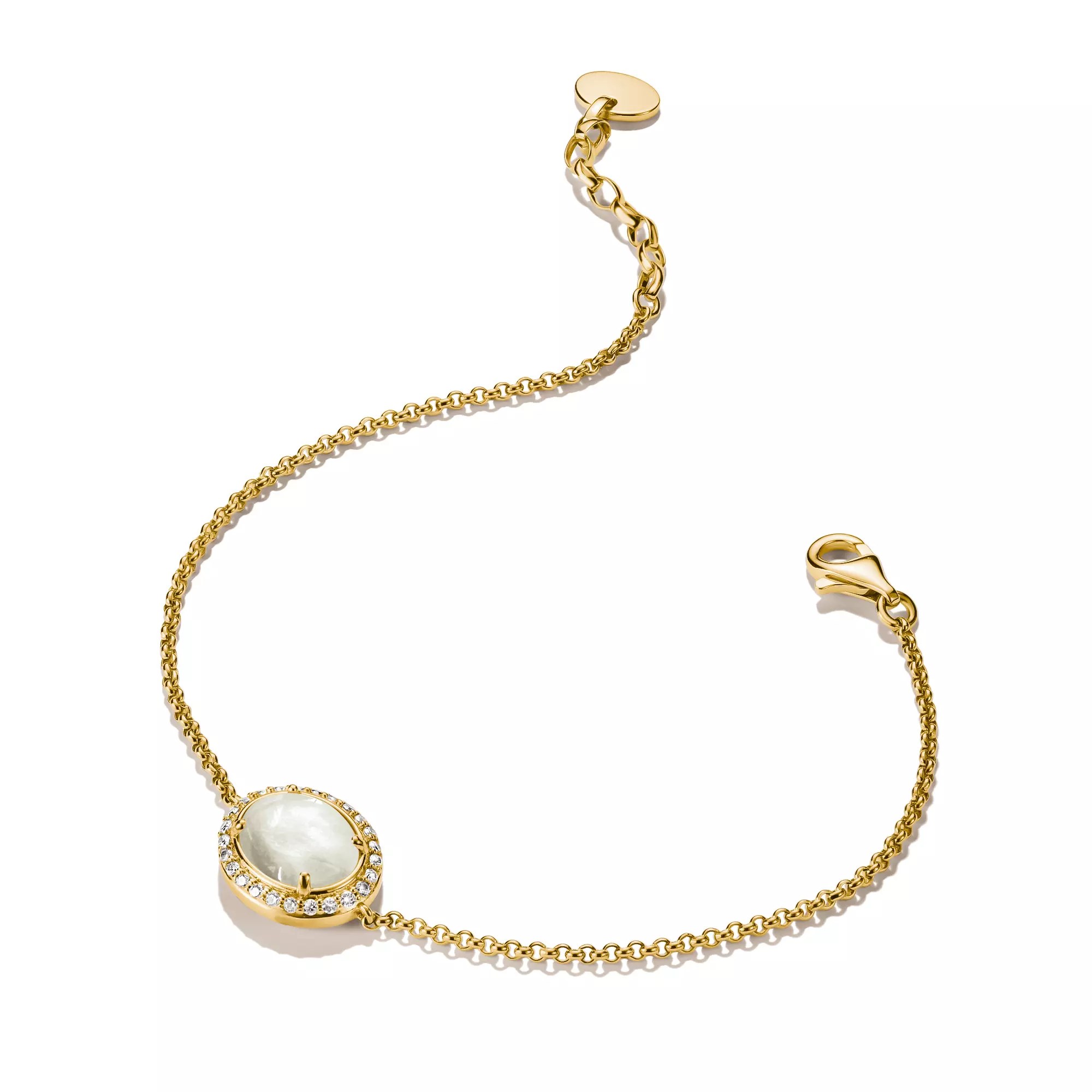 Thomas Sabo Deep Sea - Armband - 19 cm - 18K Gelbgold-Vergoldung – Ansicht 3