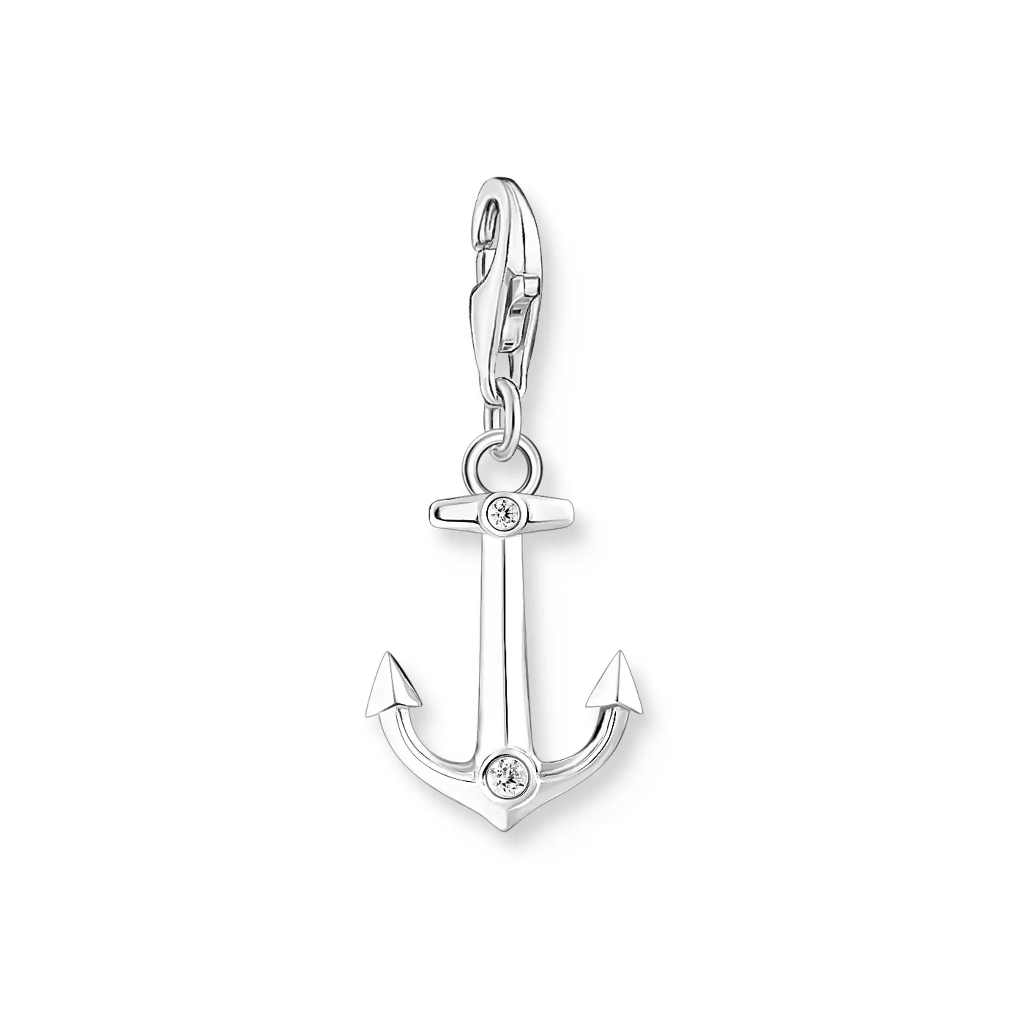 Thomas Sabo Charm-Anhänger - Anker - Silber & Zirkonia