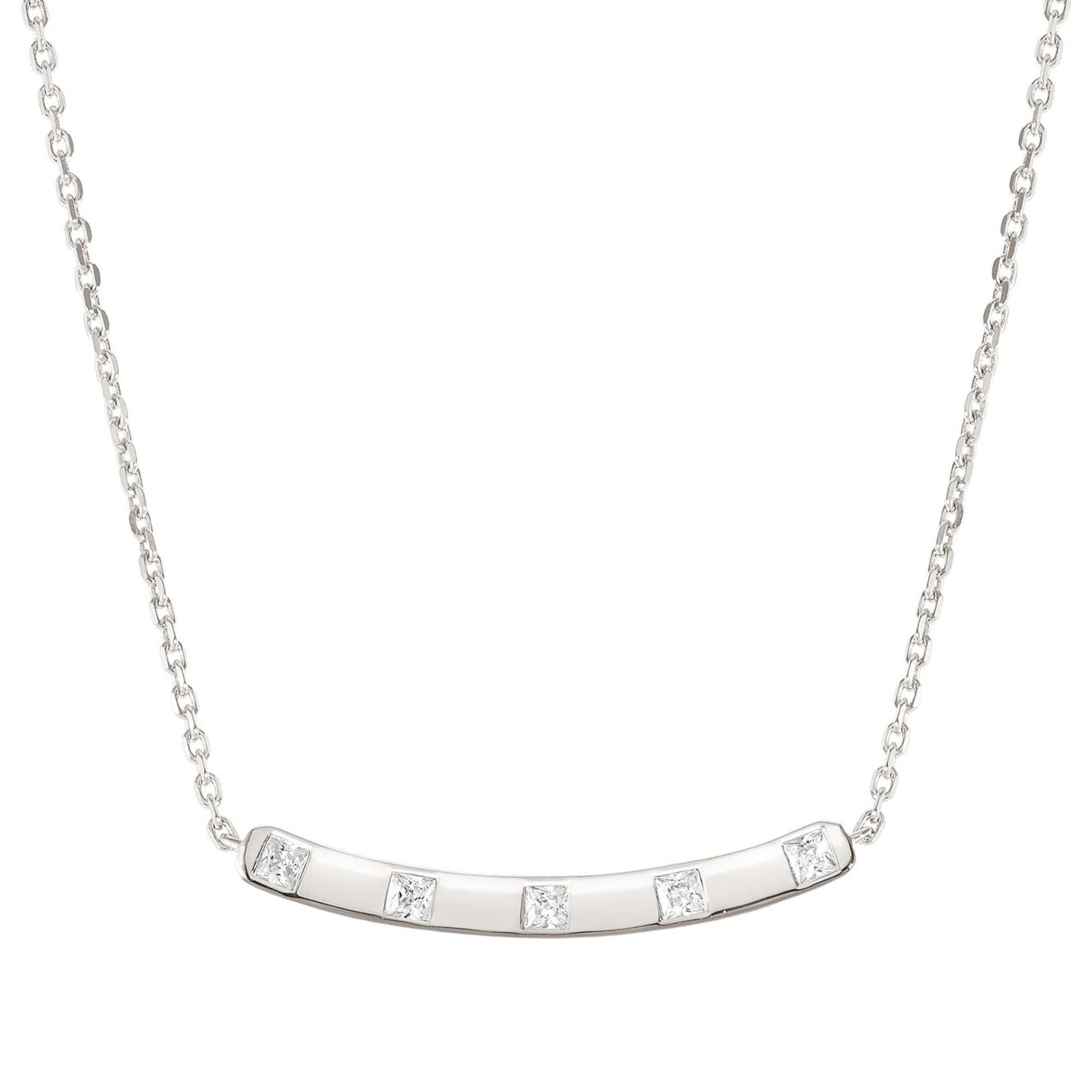 Nomination Carismatica Collier - Silber vergoldet - Zirkonia Weiß - 38 - 44 cm
