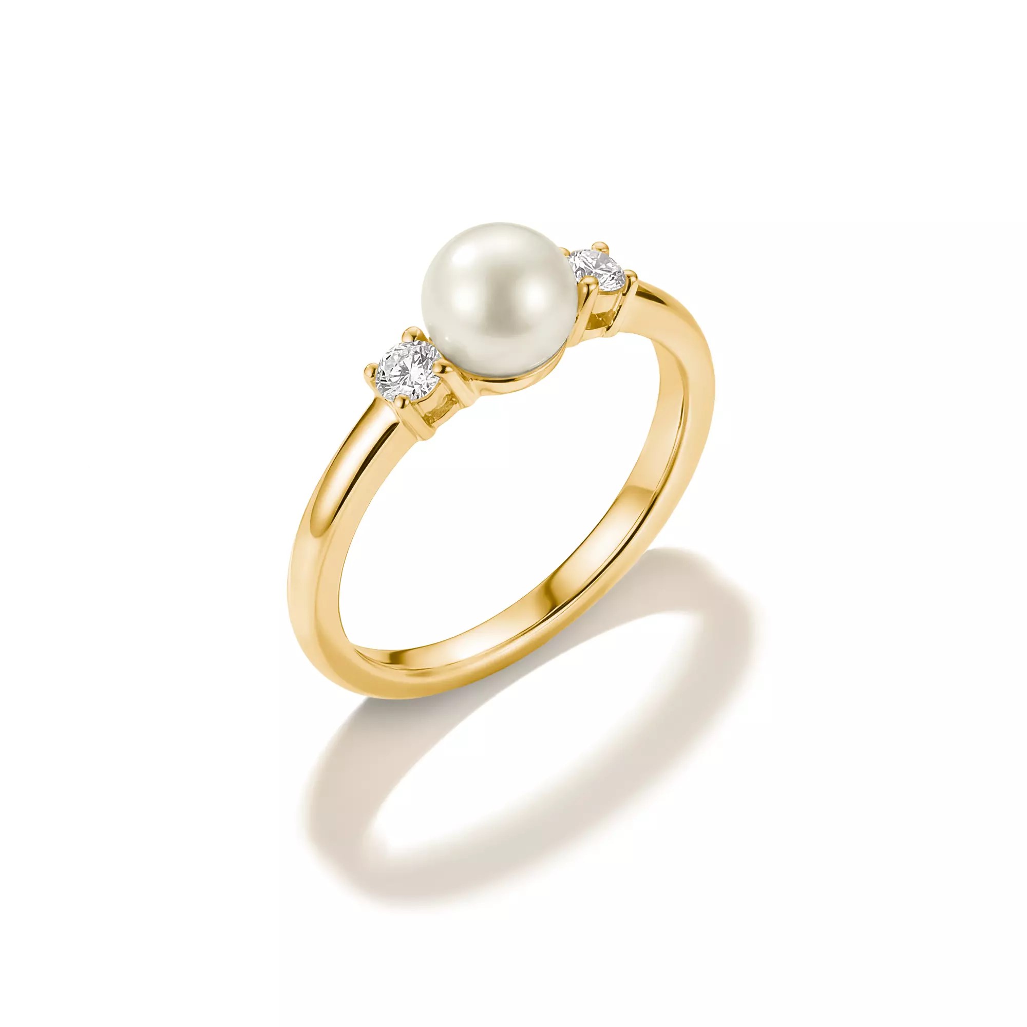 Thomas Sabo Classic Pearls - Ring - 18K Gelbgold-Vergoldung