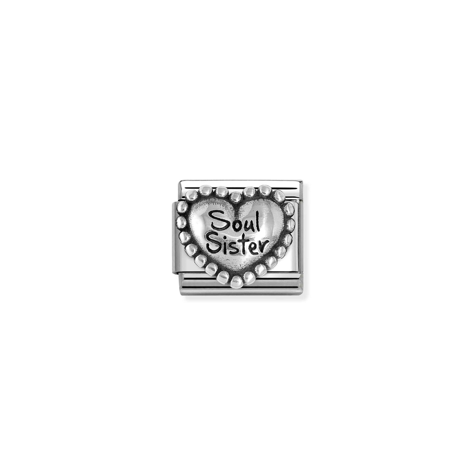 Nomination Sterling Silber - Soul Sister-Kugelherz Element - Classic Silber – Ansicht 2