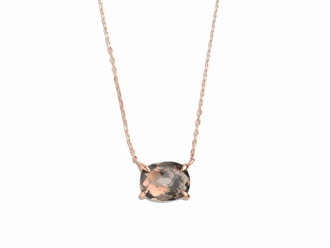 Xenox Gold Kette XG4502R mit einer eleganten Roségold Karreekette von 375 Gold und einem schimmernden Anhänger, der zeitlose Eleganz ausstrahlt und einen modernen Look vervollständigt.