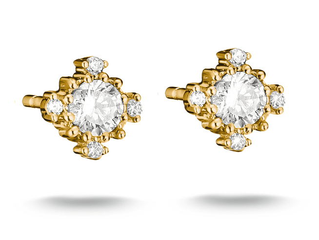 Thomas Sabo Classic TS - H2311-M01-14 - Ohrstecker - 18K Gelbgold-Vergoldung