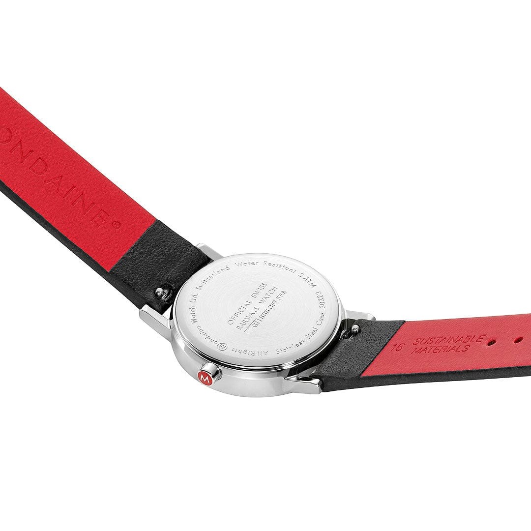 Mondaine Uhr Classic - A658.30323.11SBBV - 30 mm - Ziffernblatt Weiss – Ansicht 5