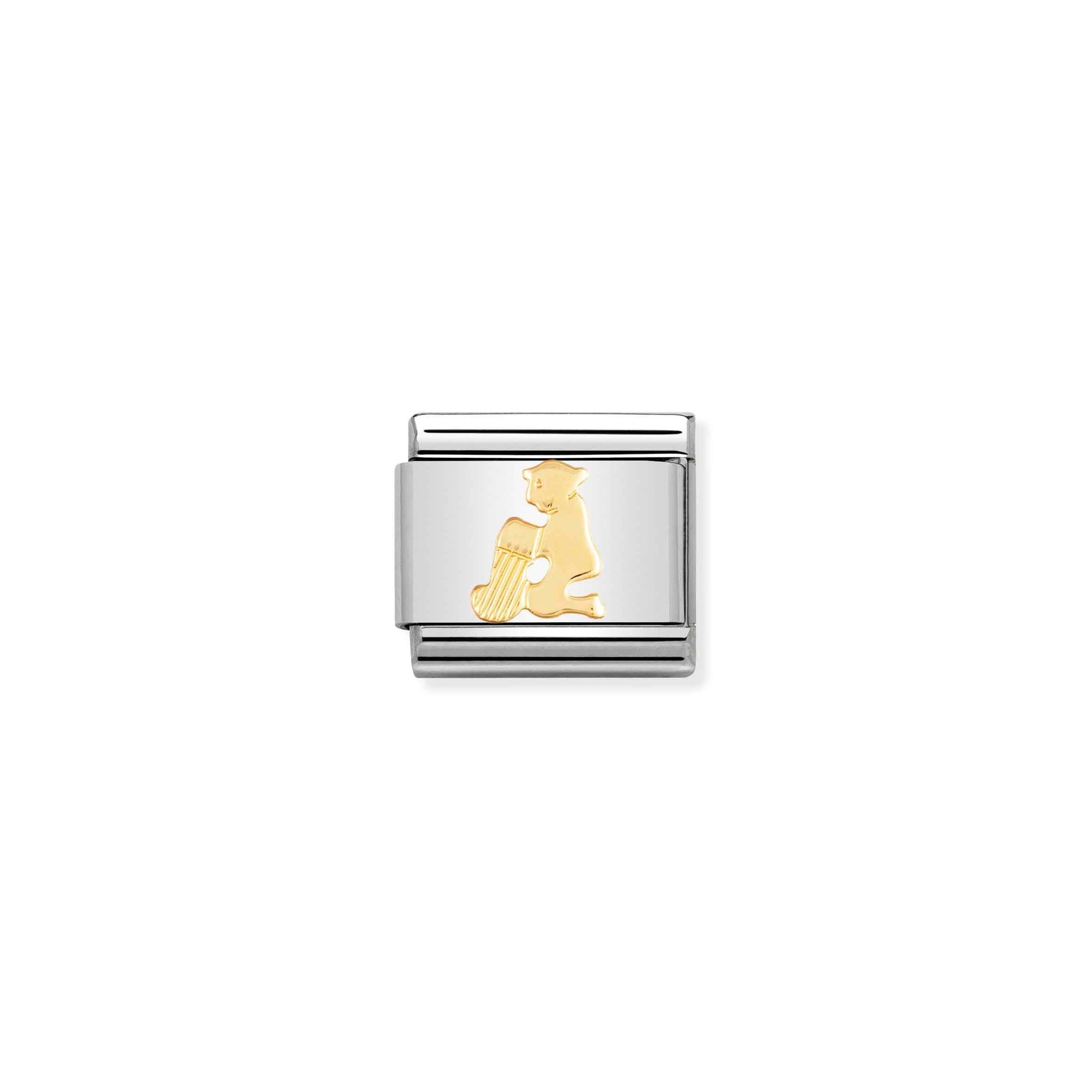 Nomination Composable Classic Charm Sternzeichen Wassermann - Edelstahl, Gelbgold