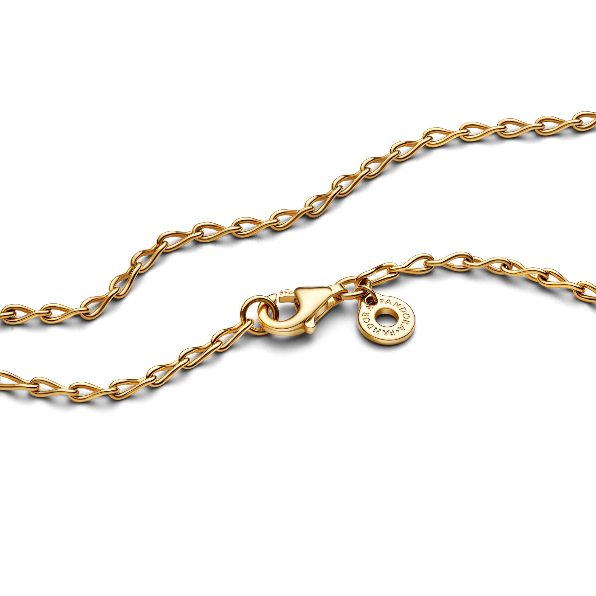 Pandora Unendlichkeitshalskette - Gelbgold verg. - 50 cm – Ansicht 4