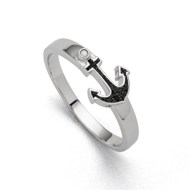 DUR Schmuck - Sterling Silber Ring Hoffnung 2.0 Lavasand - Lavasand – Ansicht 2