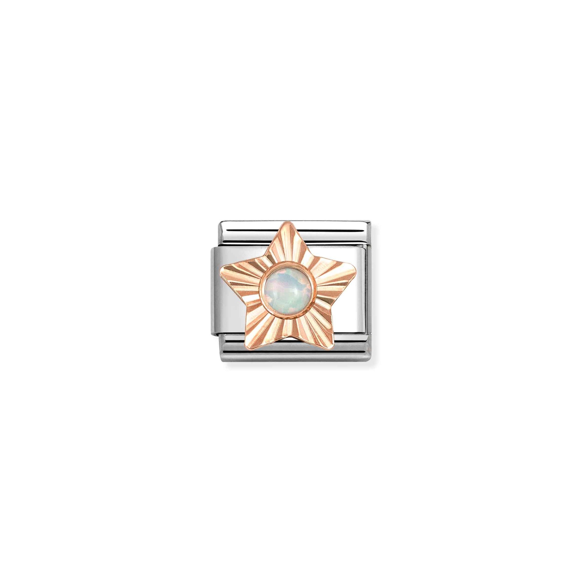 Nomination Classic Roségold charm - Stern - Opal – Ansicht 2