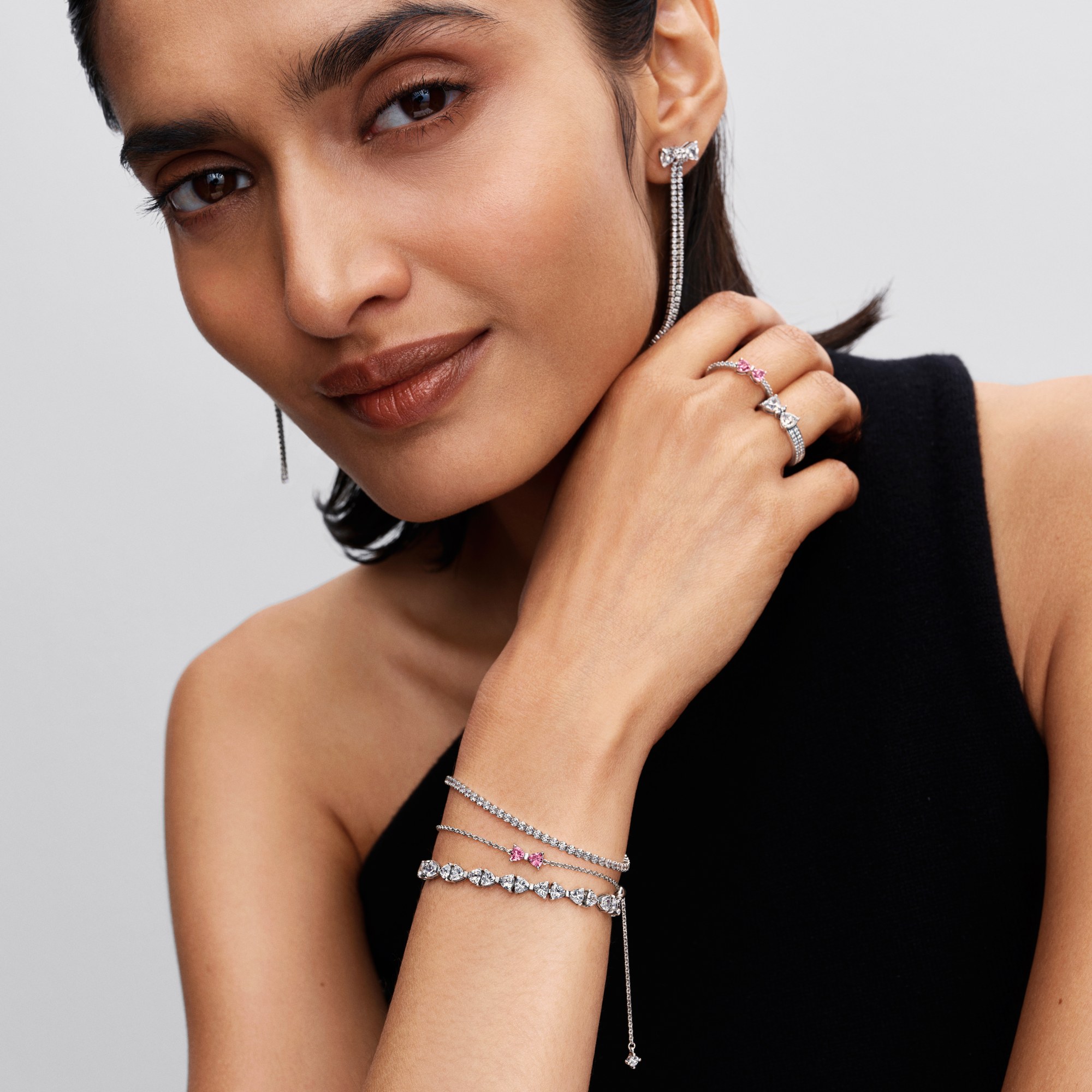Pandora Ring aus Silber mit klarem Zirkonia – Ansicht 5