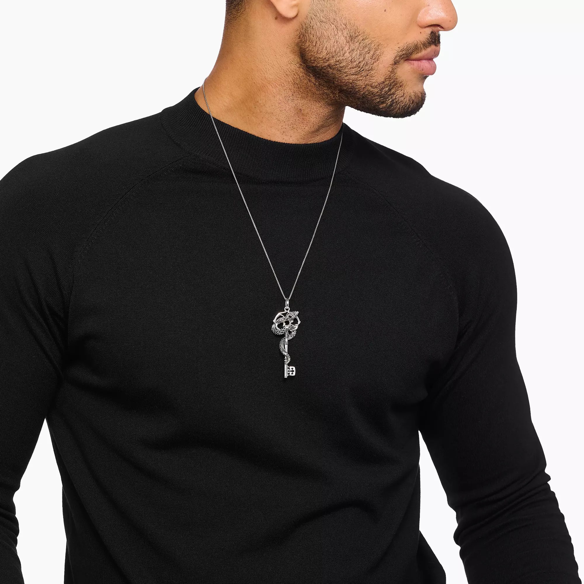 Thomas Sabo Anhänger - Schlangenanhänger SCHWARZ - Rebel Snake – Ansicht 3