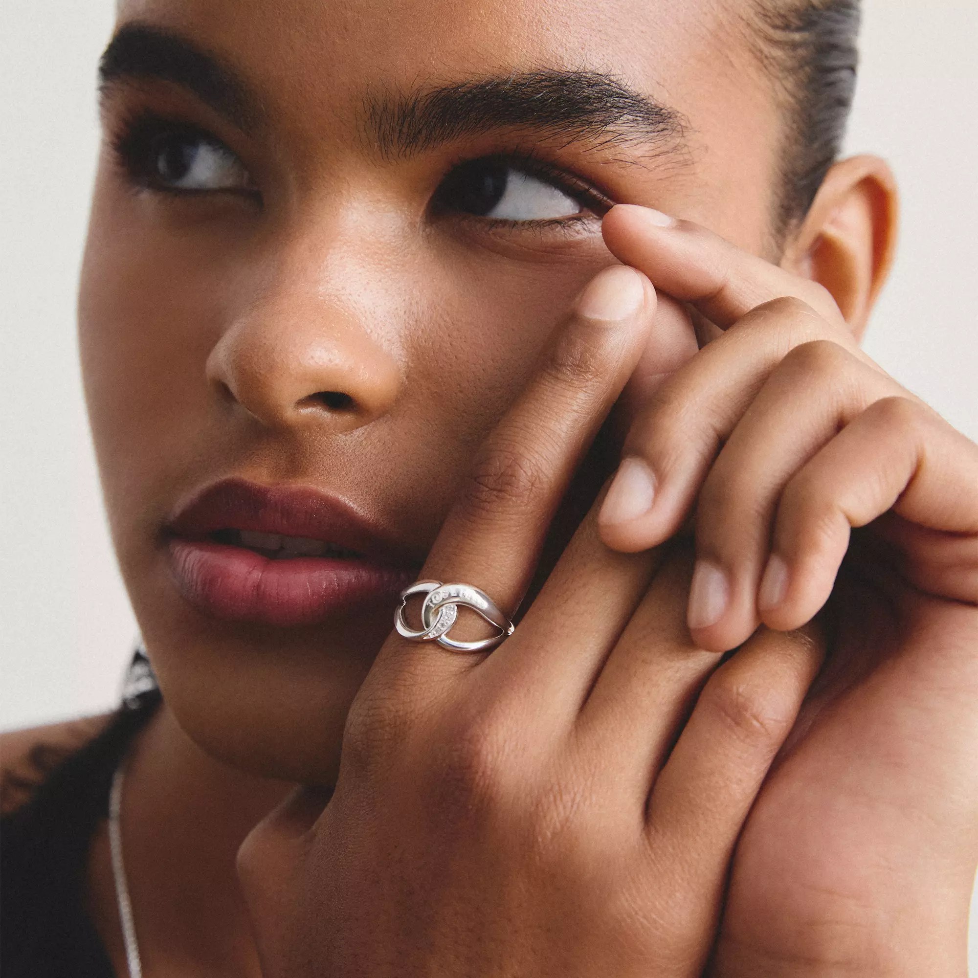 Thomas Sabo Ring Together mit weißem Zirkonia – Silber – Ansicht 3