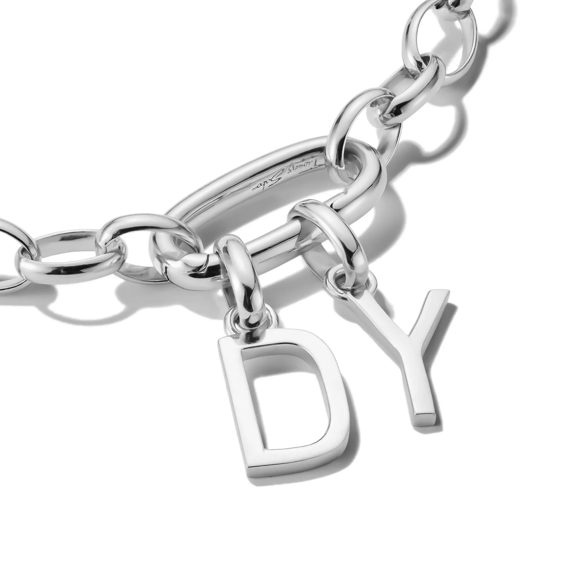 Thomas Sabo Connect - Buchstabe D - Charm mit Öse - Silber – Ansicht 3