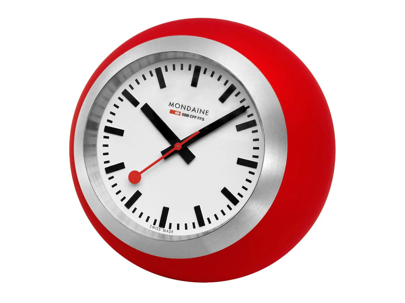 Mondaine Tischuhr Rot - A660.30335.16SBP Clocks - 6 cm