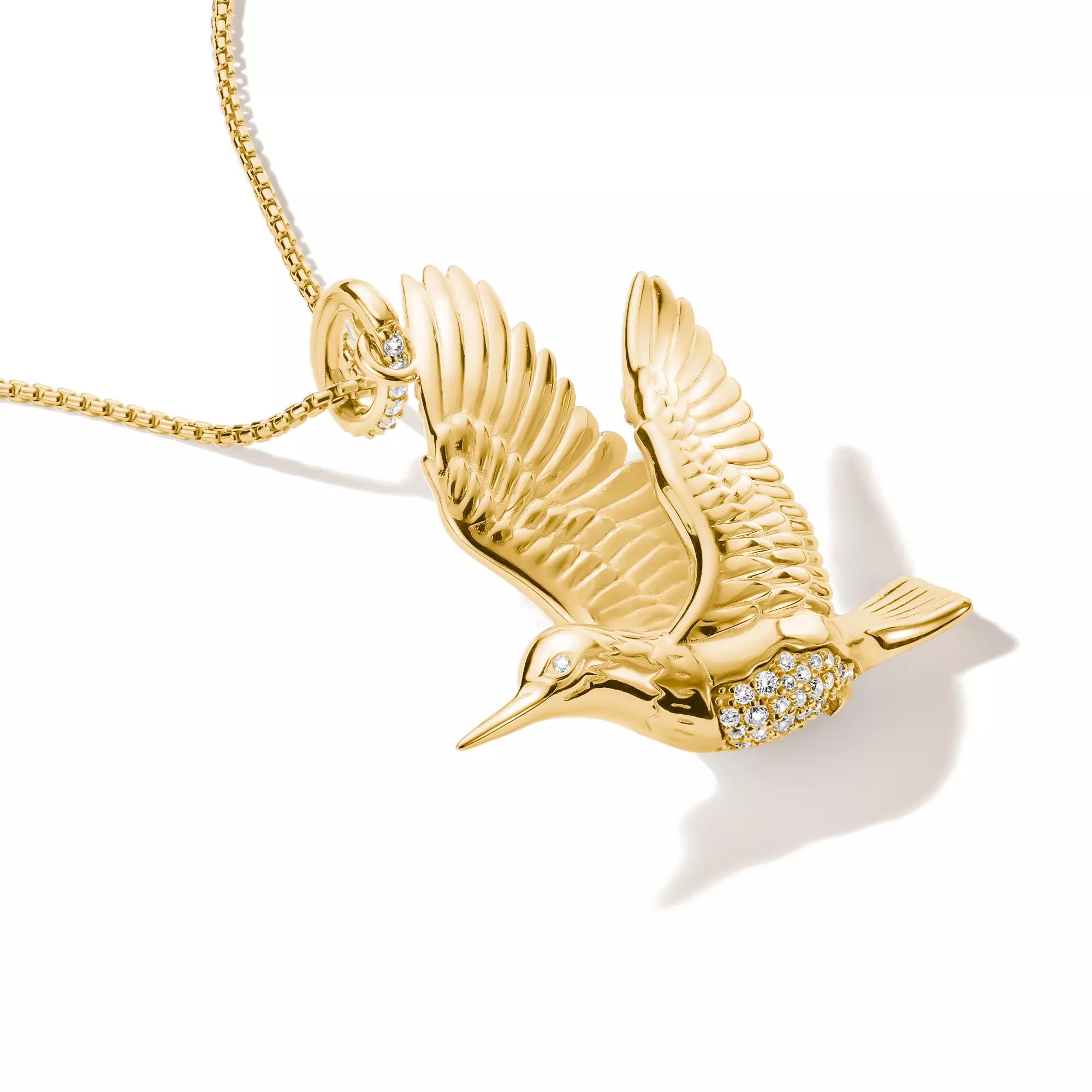 Thomas Sabo ELYNDRA - Anhänger - Sterling Silber recy. mit 18K Vergoldung & Zirkonia – Ansicht 3