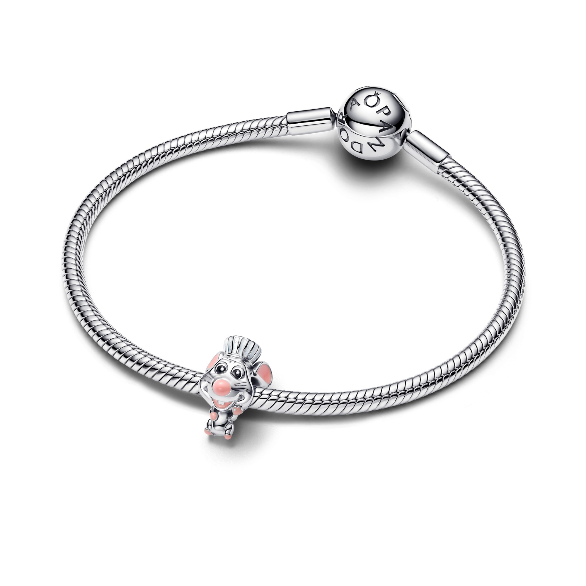 Pandora Disney Pixar Ratatouille Remy Charm - Sterling Silber - Emaille – Ansicht 3