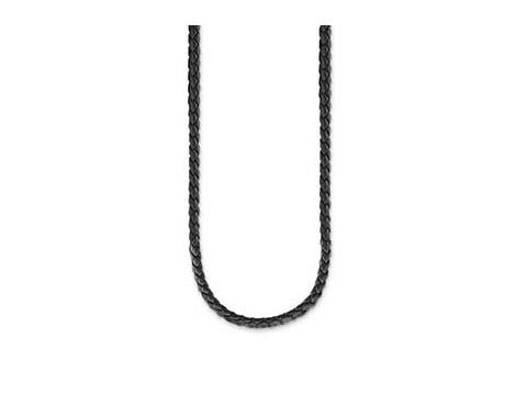 Schwarze Thomas Sabo Kette X0244-134-11-L95 aus der Charm Club Kollektion mit einer Länge von ca. 95 cm, ideal für individuelle Charms und Schmuckkreationen.