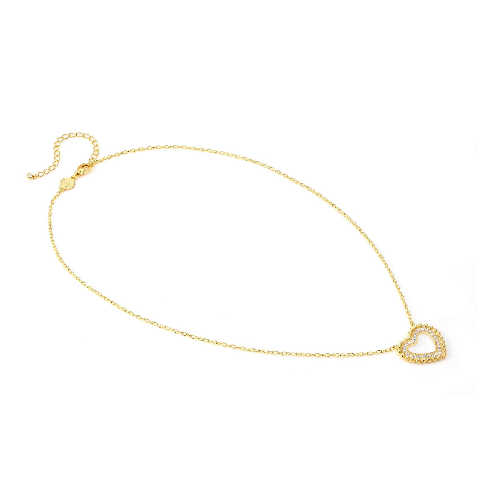 Nomination LoveCloud - Kette - Herz - Sterling Silber mit Goldauflage - 40-46 cm – Ansicht 4