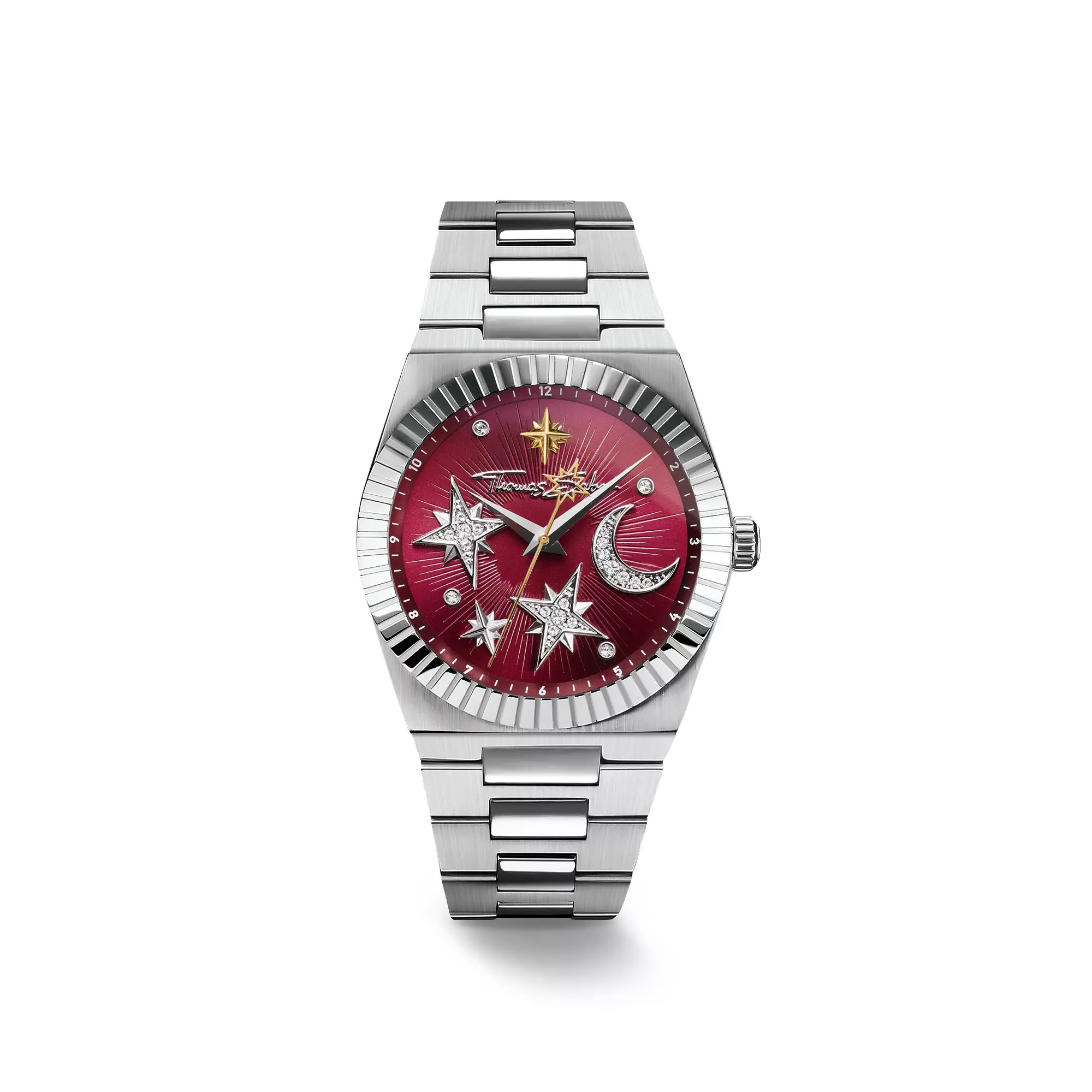 Thomas Sabo Uhr WA0466-201-212 Mond und Sterne - Edelstahl - 39 mm – Ansicht 2