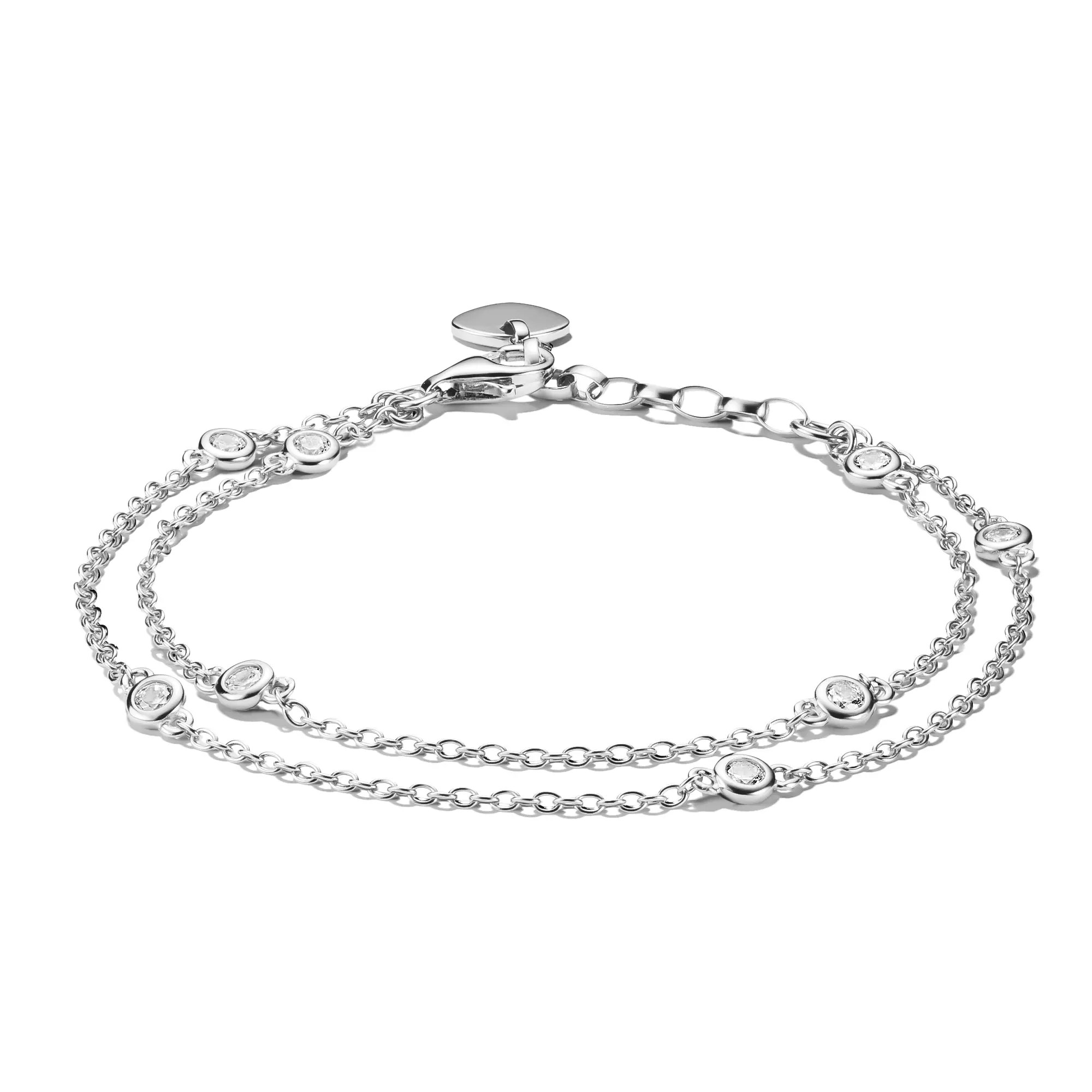 Thomas Sabo ELYNDRA Armband - 16 - 19 cm - Sterling Silber recy. & Zirkonia