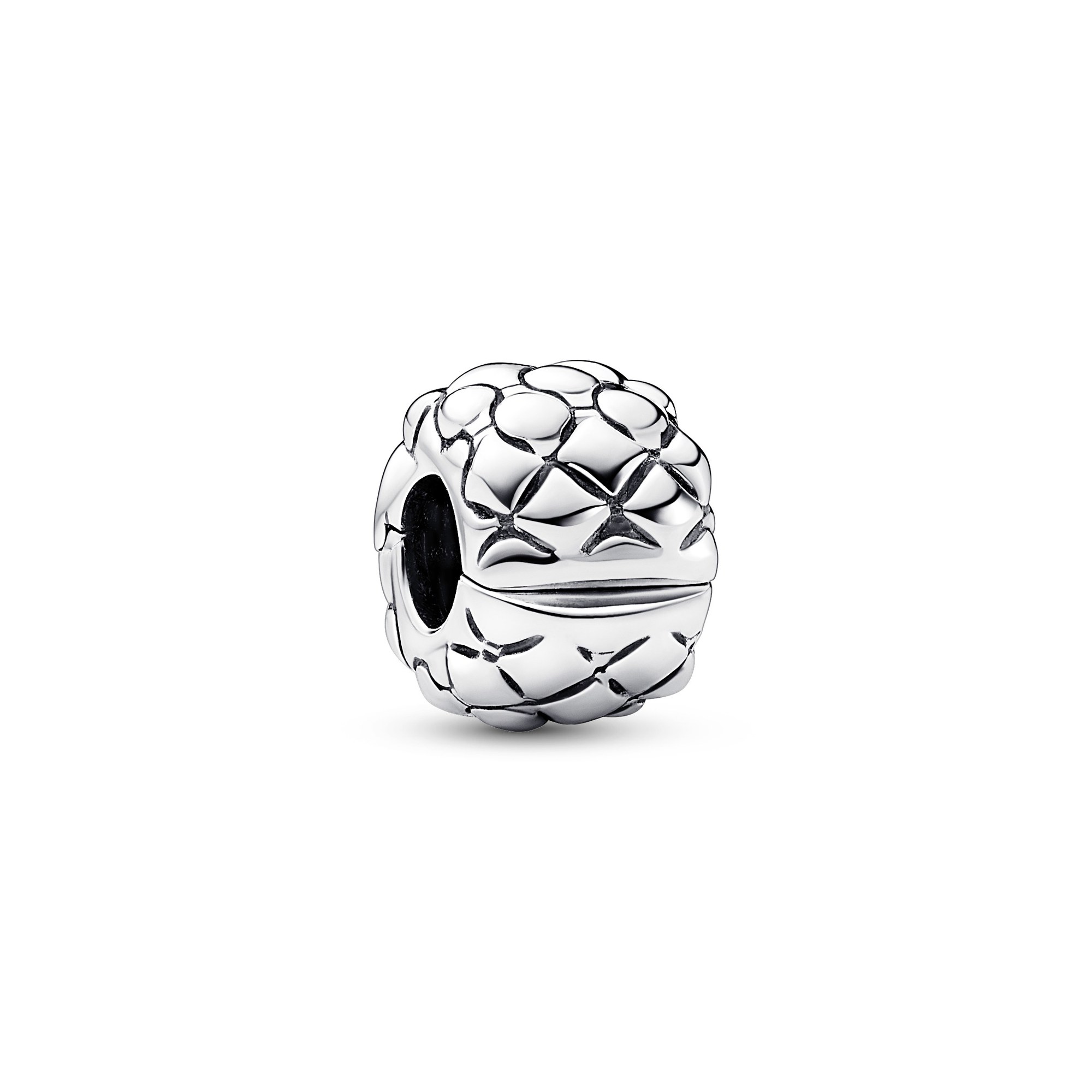 Pandora Clip-STOPPER Charm mit Nieten - Sterling Silber