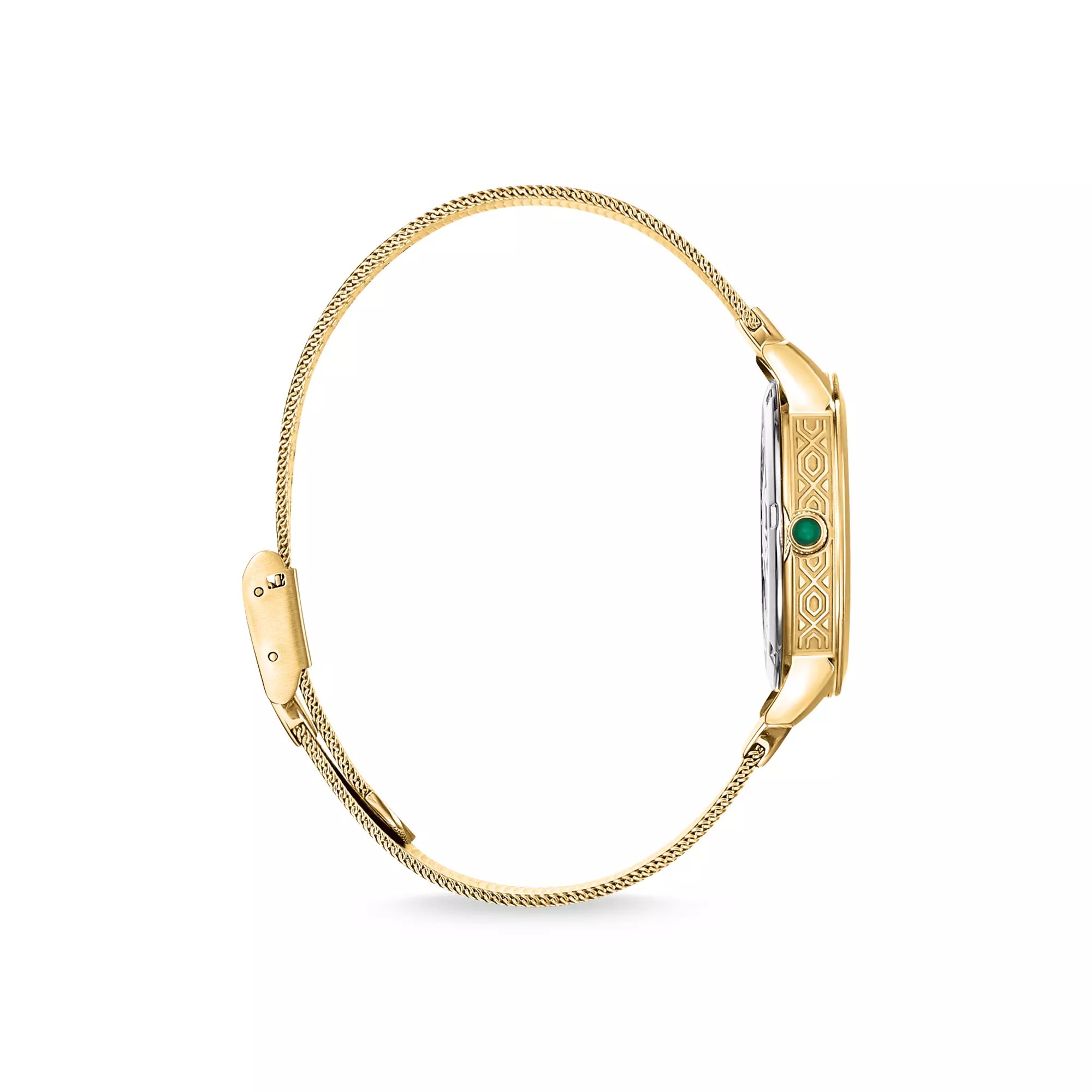 Thomas Sabo Damenuhr Garden Spirit Malachit gelbgoldfarben – Ansicht 2