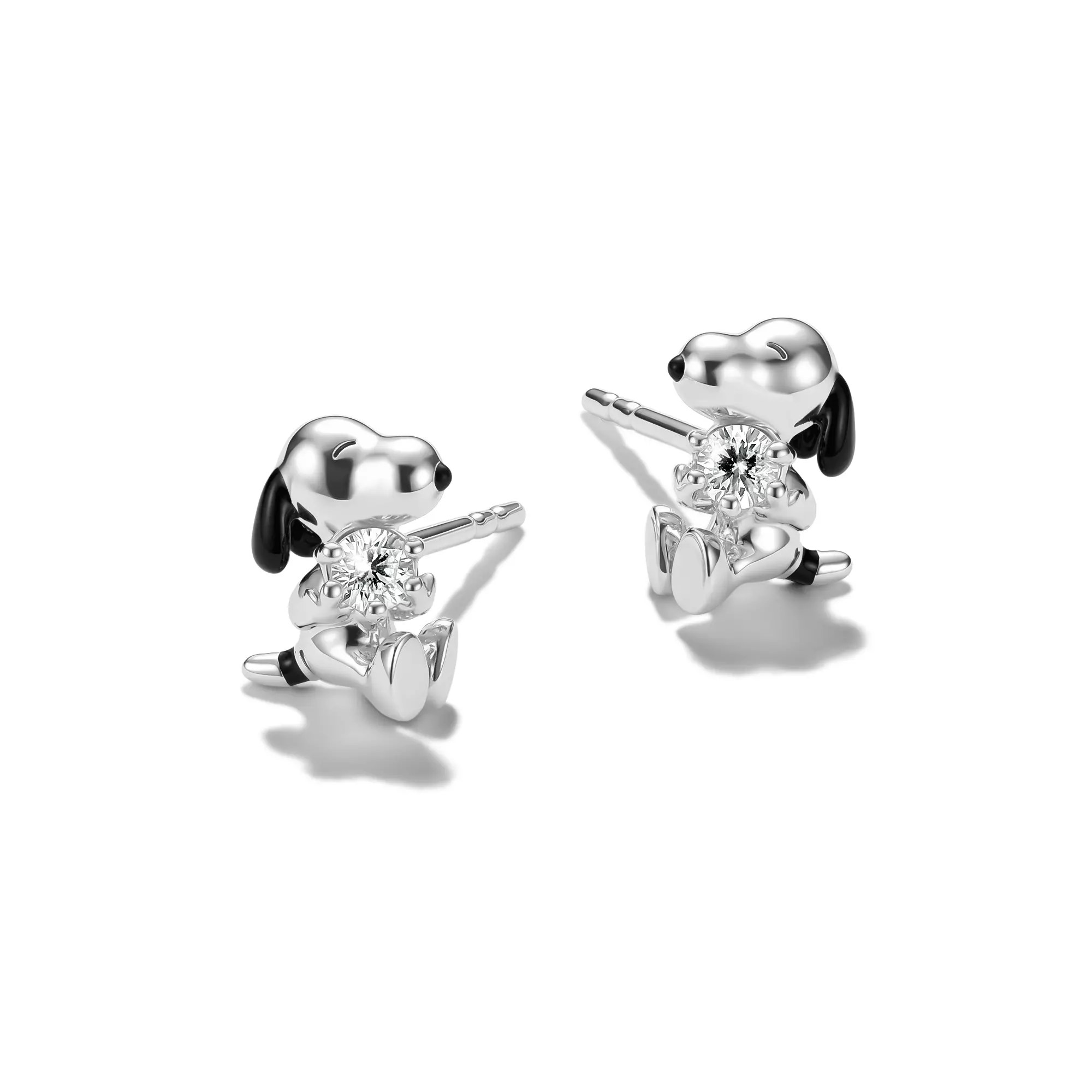Thomas Sabo Peanuts Snoopy Stein - Ohrstecker – Ansicht 2