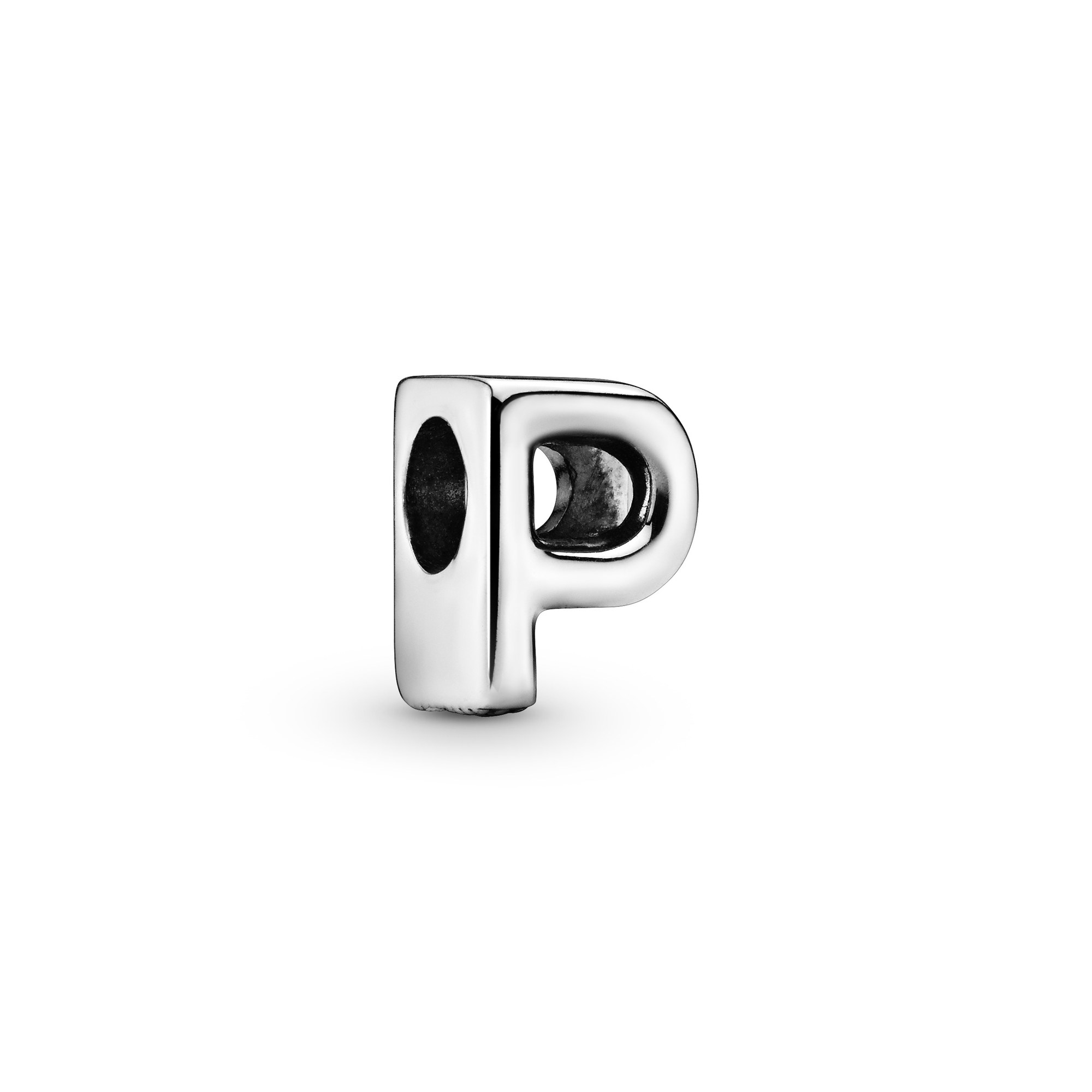PANDORA Charm - Buchstabe P - Letter P - 925 Sterling Silber