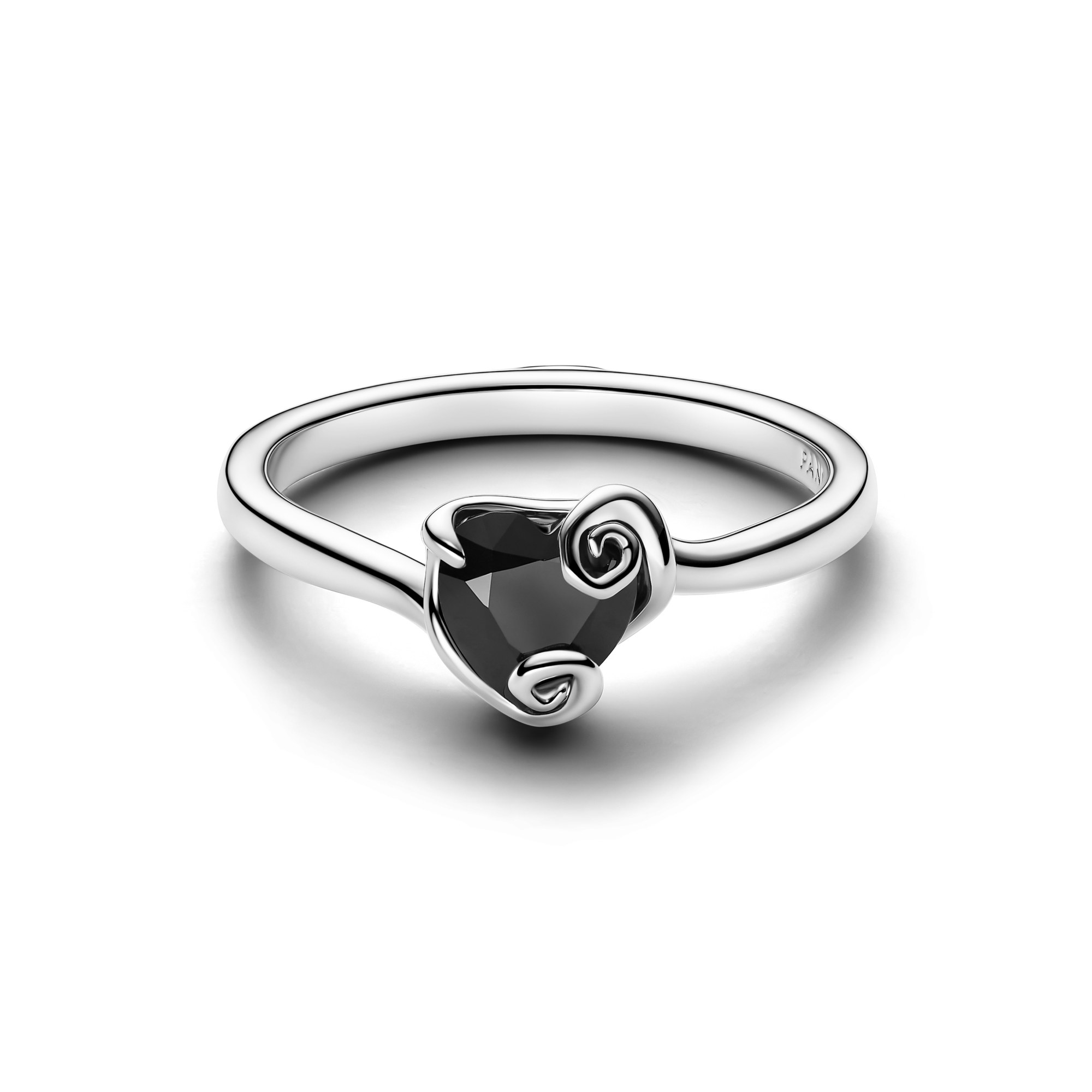 Pandora Disney Nightmare Before Christmas Jack Black Herz-Ring - Sterling Silber - Kristall Schwarz – Ansicht 2