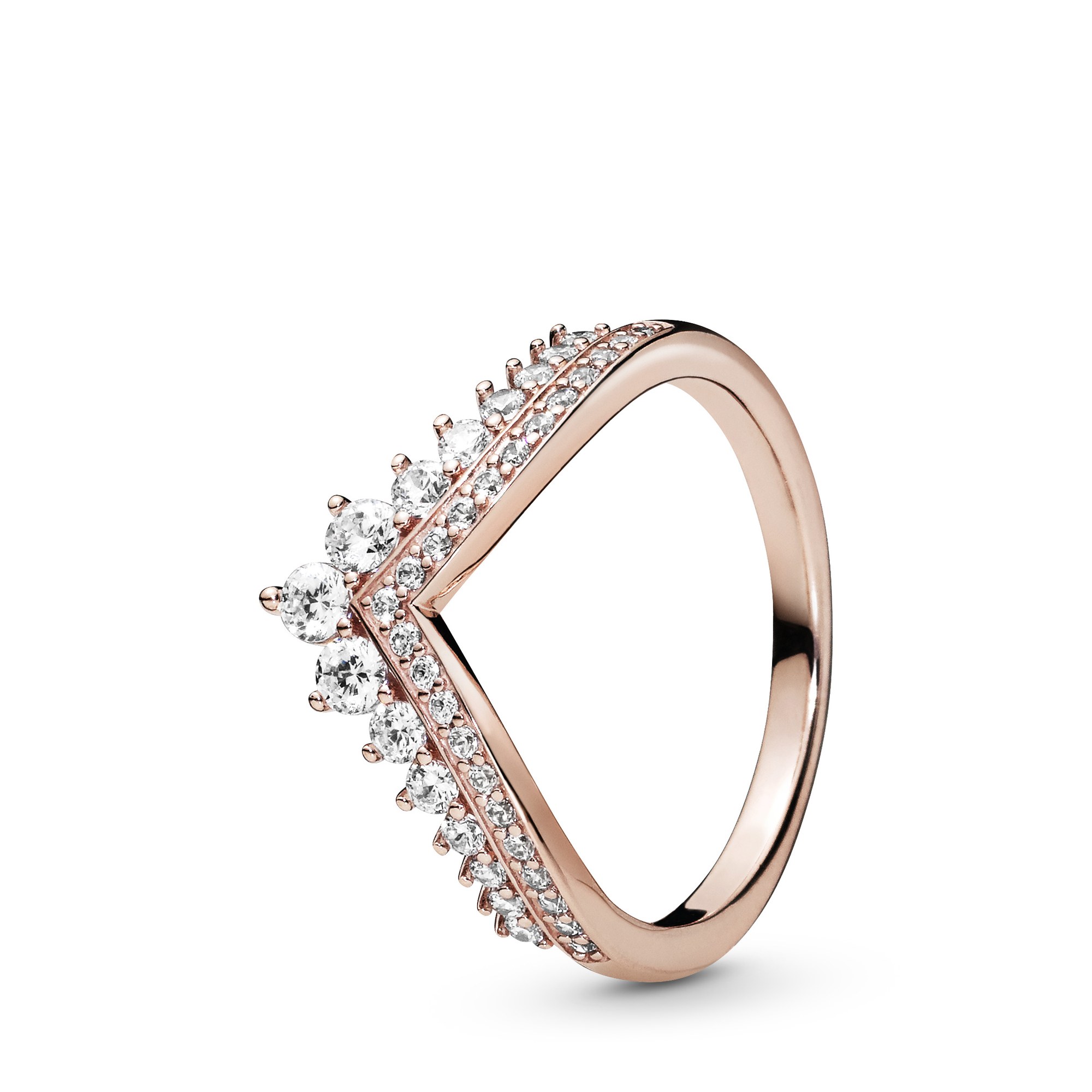 Pandora Tiara Roségold Verg. Ring + Zirkonia