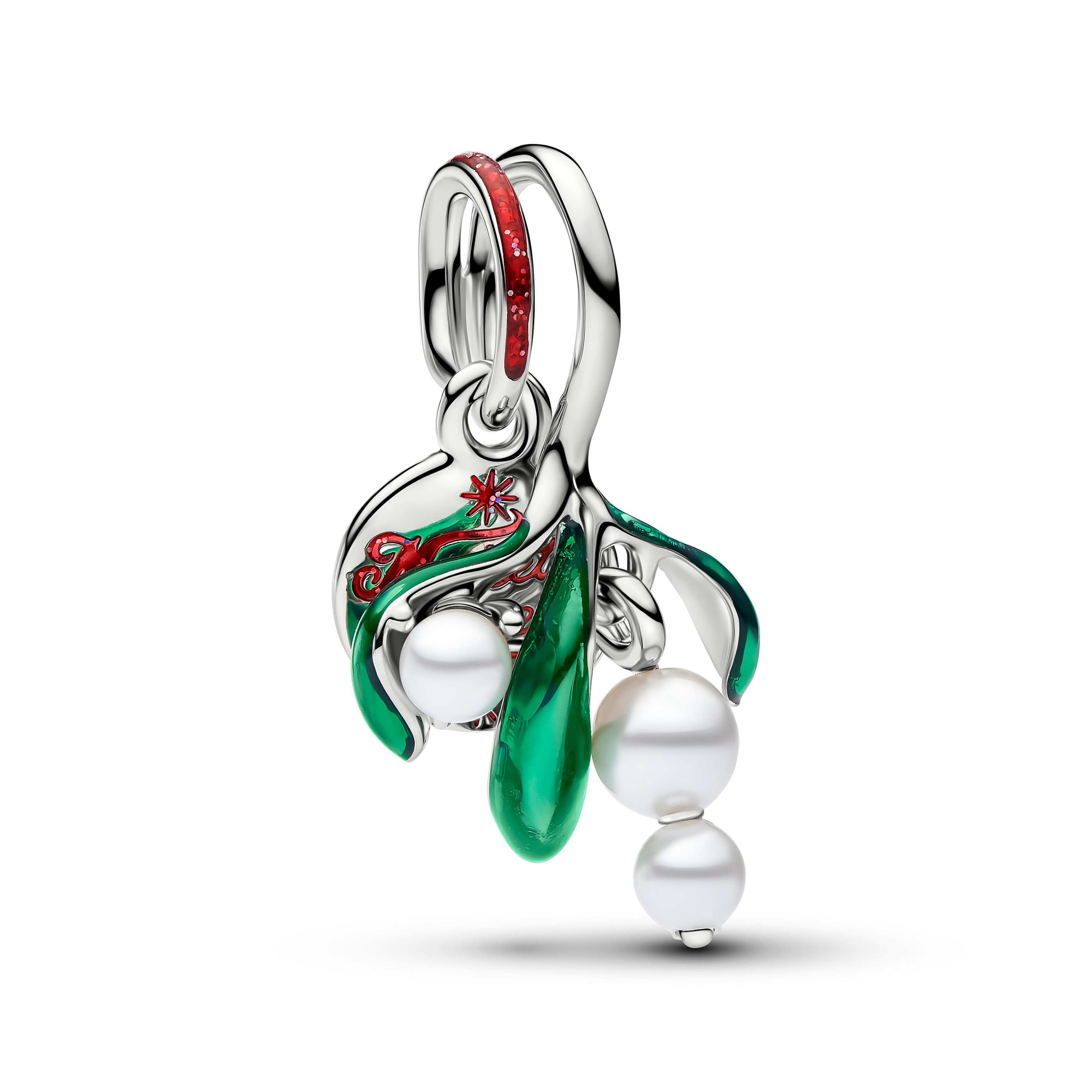 Pandora Moments - Hänge-Charm Mistelzweig - platiniert - 735066C01