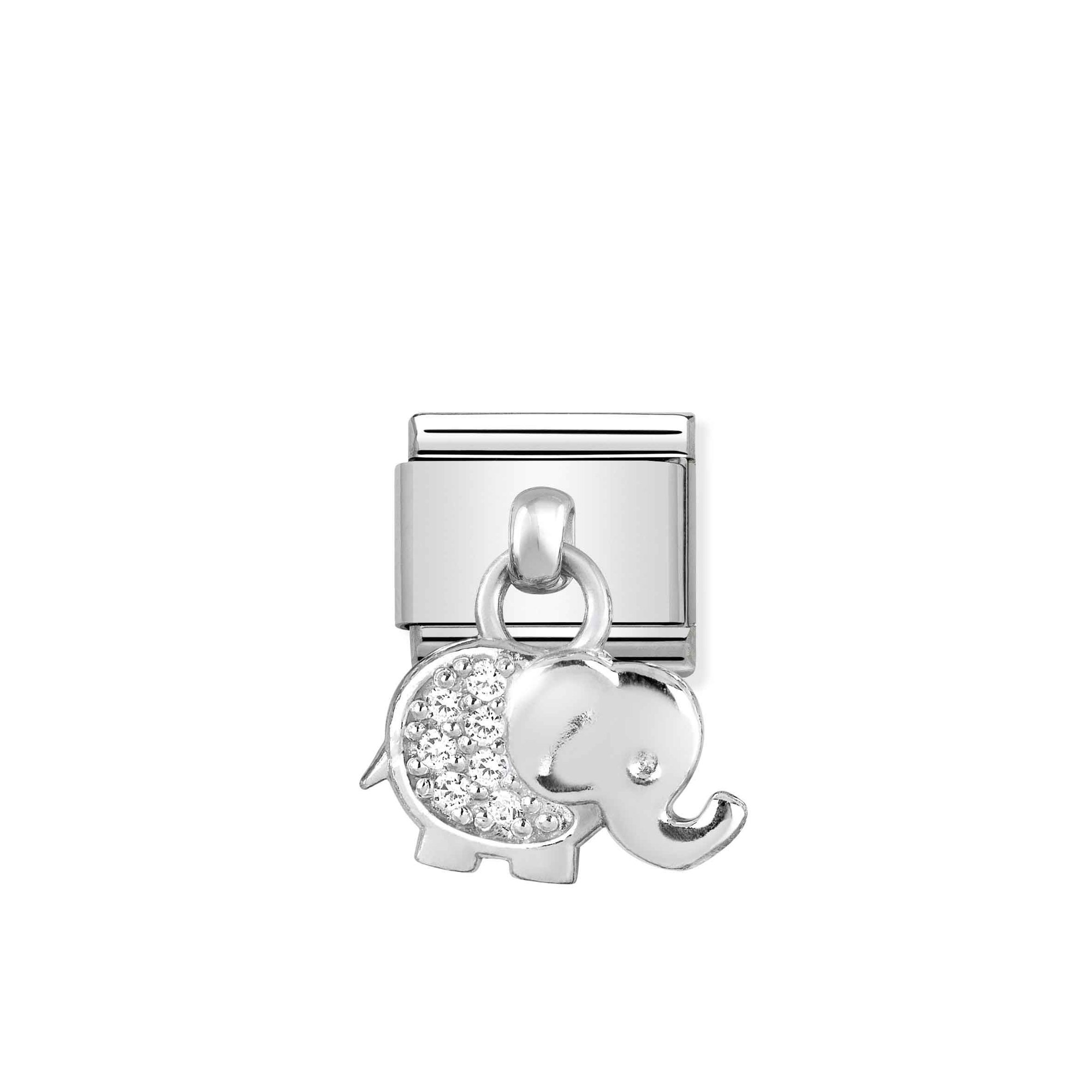 Nomination Classic Charms - Elefant - Silber + Zirkonia - CHARMS