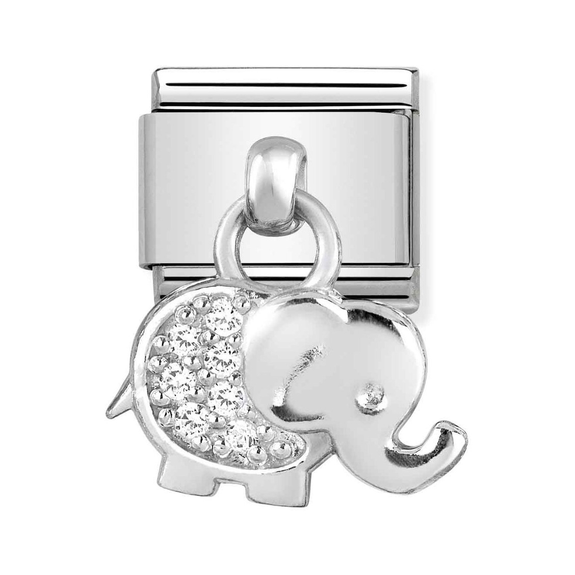 Nomination Classic Charms - Elefant - Silber + Zirkonia - CHARMS