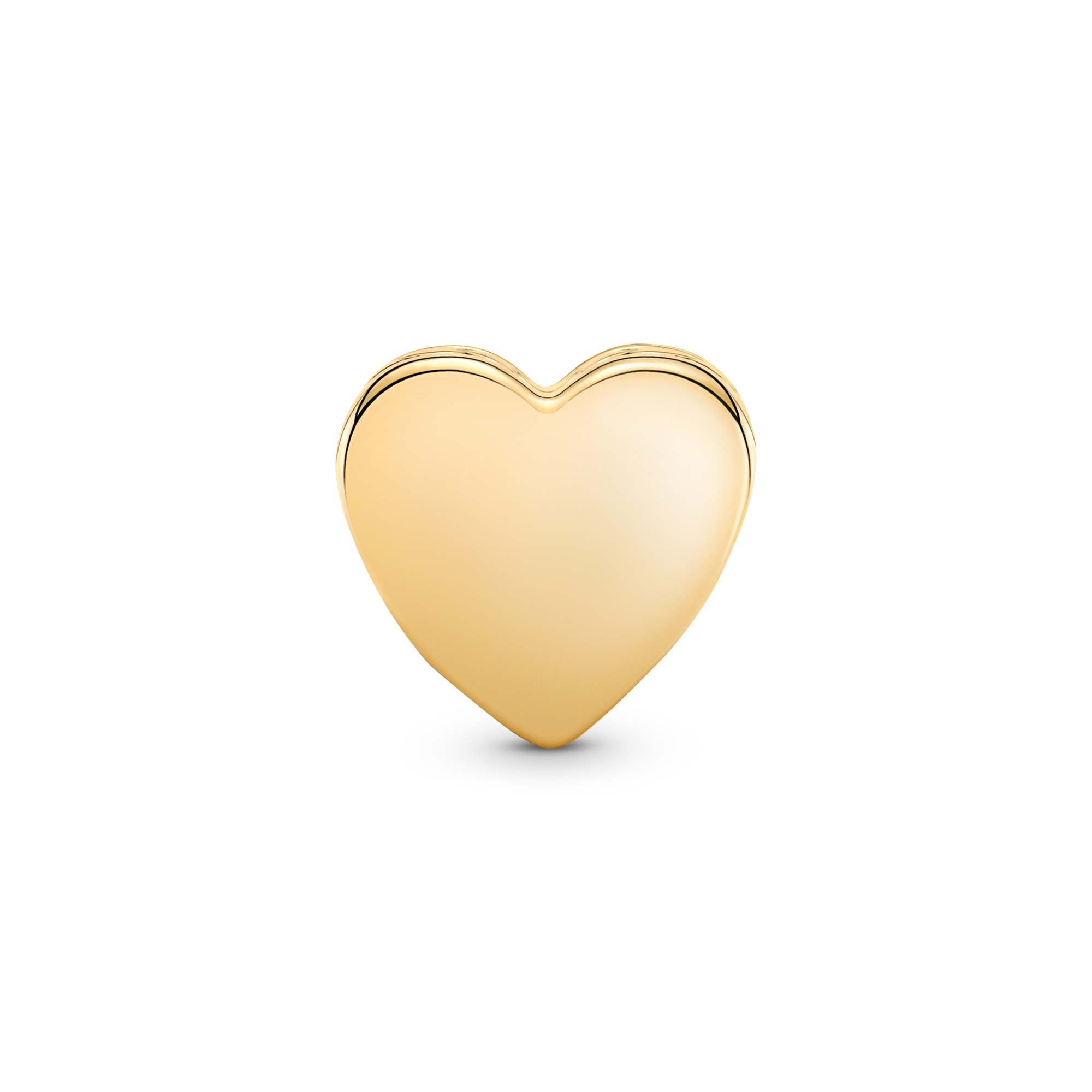 Pandora Herz-Charm - Gelbgold vergoldet - schlicht – Ansicht 3