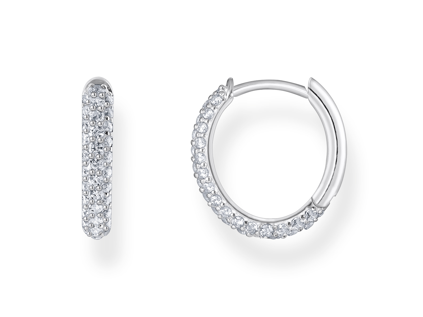 Thomas Sabo CR730-051-14 SPARKLING WHITE Creolen - Weiß - Silber + Zirkonia - Weiß Thomas Sabo CR730-051-14 SPARKLING WHITE Creolen in Silber mit weißen Zirkonia-Steinen, elegant und funkelnd, ideal für festliche Anlässe oder den Alltag. Neuheit des Herstellers Thomas Sabo.