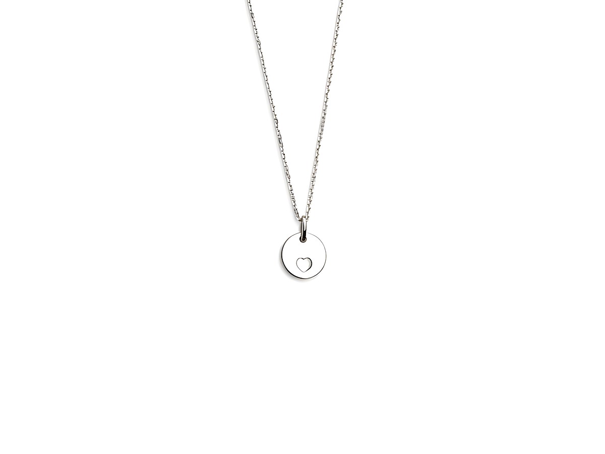 Xenox Sterling Silber Kette XS3537 in 40-45 cm mit Ankerkette und Herzanhänger, elegante und gefühlvolle Schmuckstück für besondere Anlässe und den Alltag.