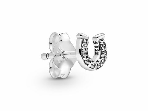 Pandora Me - Silber - 298369CZ - 1 Ohrring - Horseshoe - Hufeisen - Zirkonia