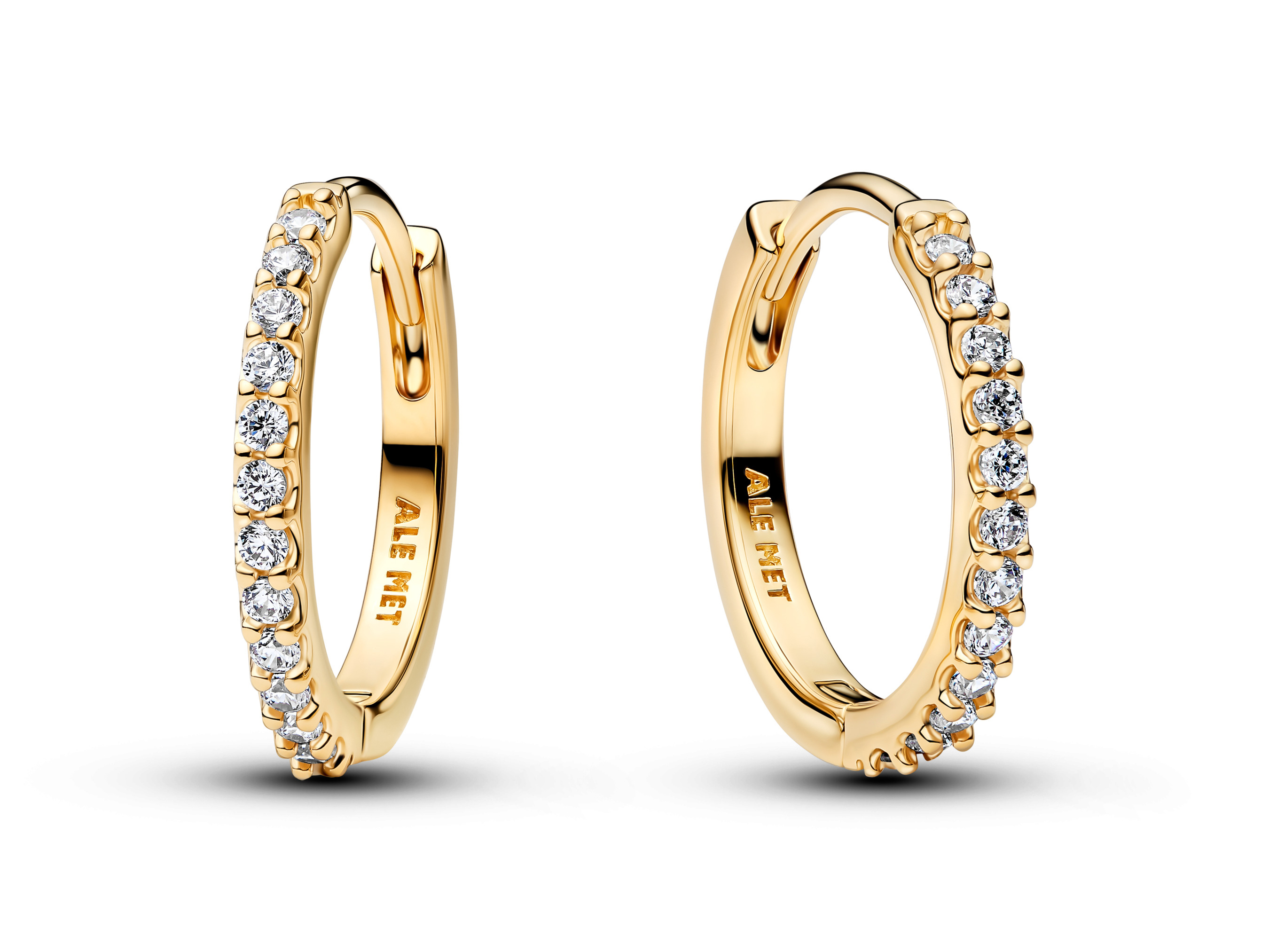 Pandora 264649C01 - Funkelnde Mini-Creolen Zirkonia - Gelbgold Vergoldung