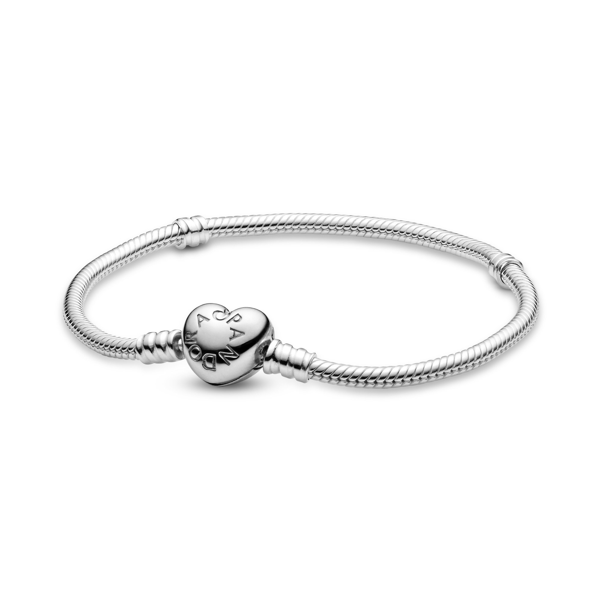 PANDORA + Armband - Silber HERZ Verschluss