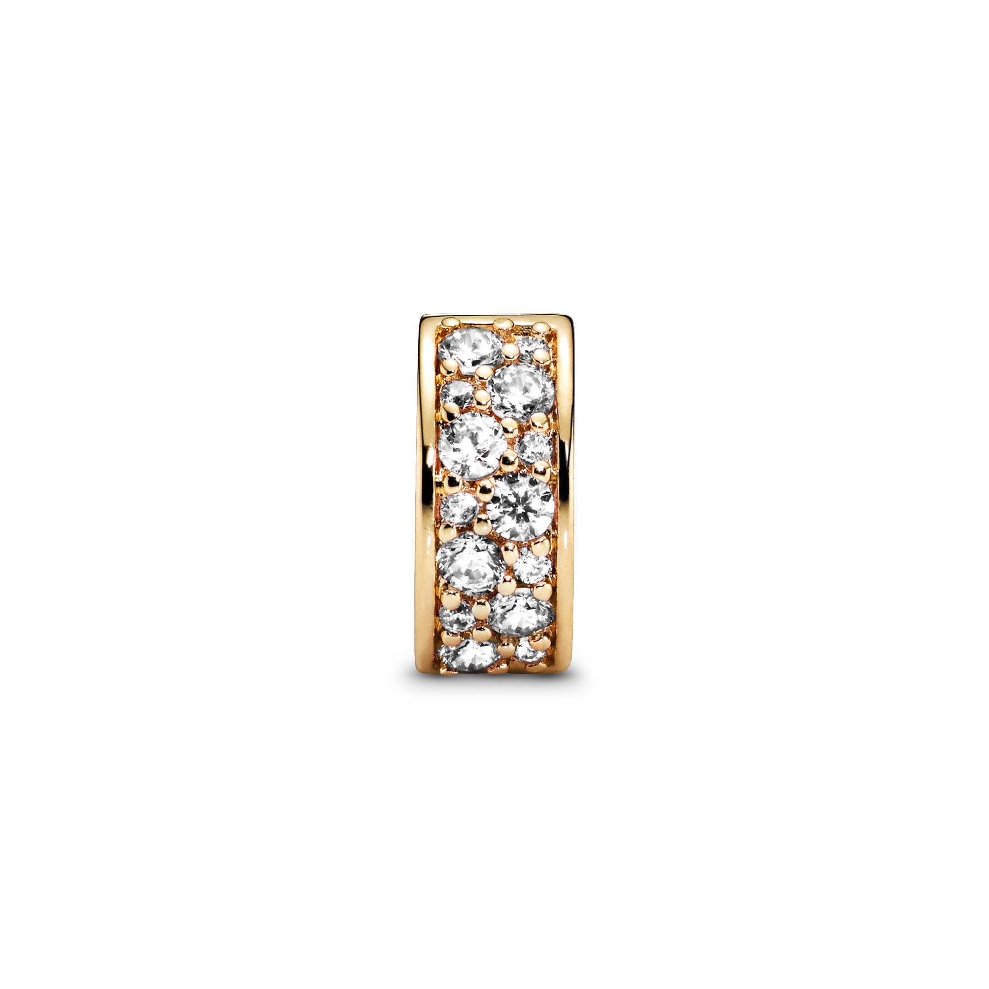 Pandora Zirkonia Pavé Clip Stopper - mit Silikoneinlage – Ansicht 3