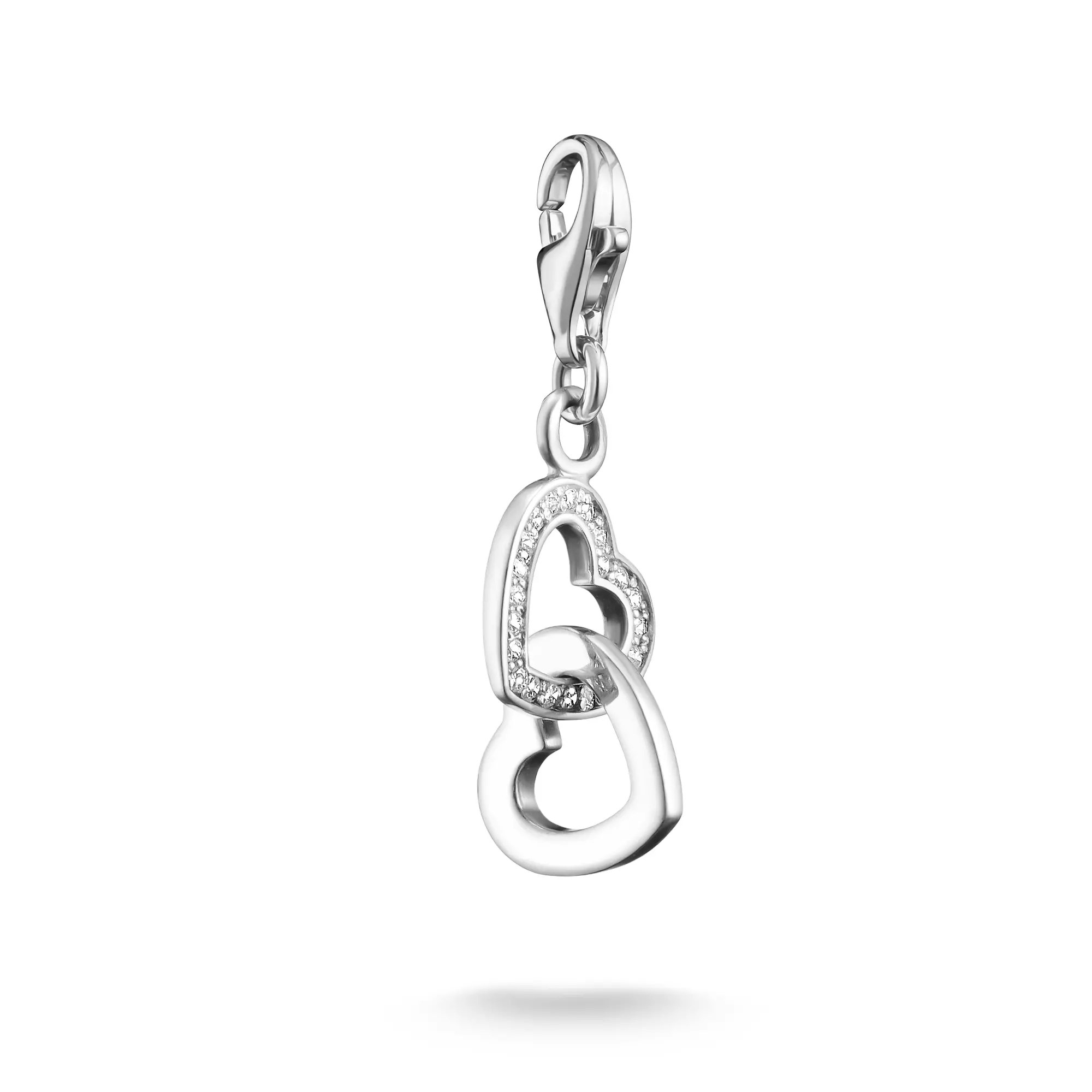 Thomas Sabo Herz - charms Anhänger - Silber + Zirkonia