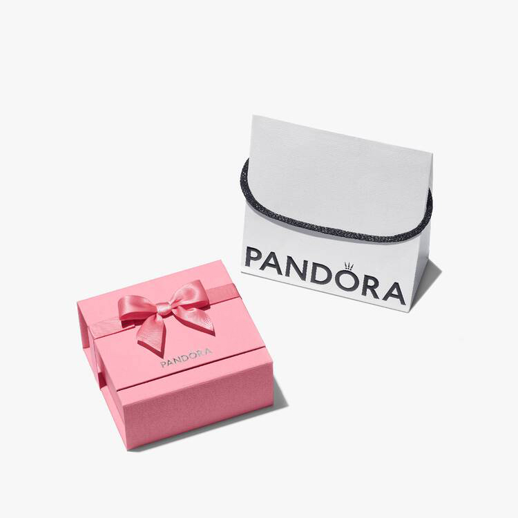 Pandora Premium Gift Box in Rosa - PINKE Schleife - Geschenk-Umverpackung - 12 cm