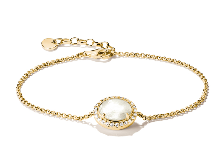 Thomas Sabo Deep Sea - A2234-M01-14-L19V Armband - 19 cm - 18K Gelbgold-Vergoldung