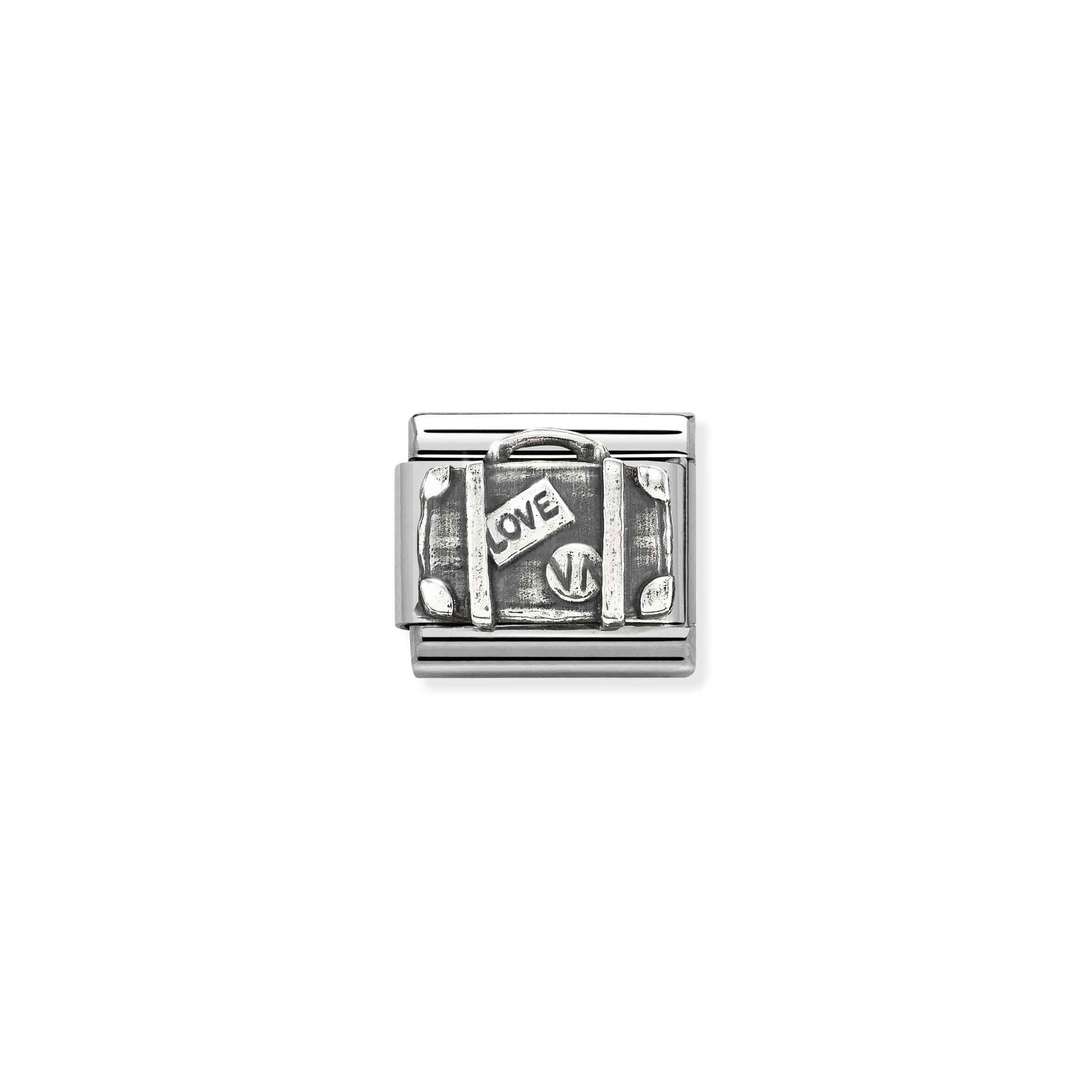 Nomination Composable Classic Charm Koffer - Edelstahl, Sterling Silber