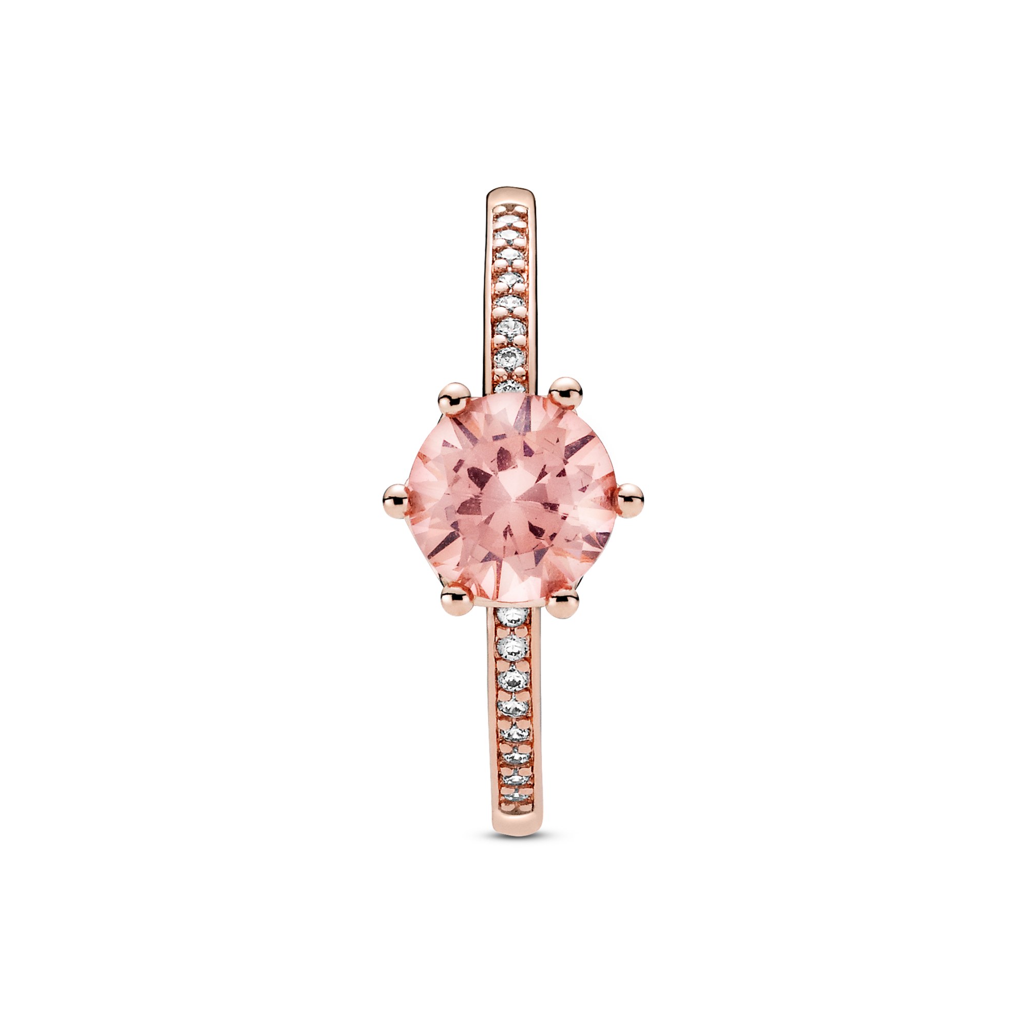 Pandora Ring - Rosa funkelnde Krone - Silber - Roségold – Ansicht 3