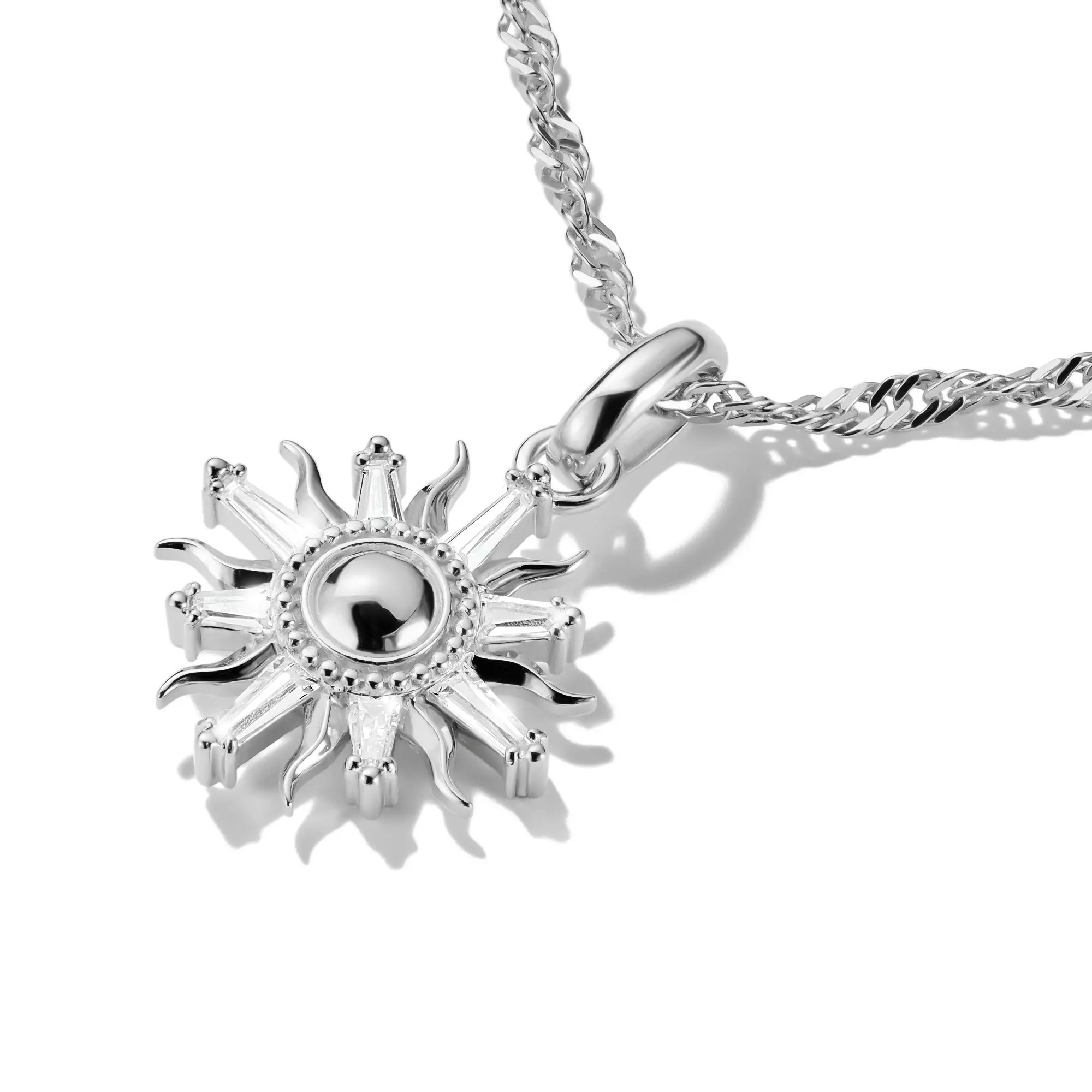 Thomas Sabo Connect - Sonnenzauber mit Zirkonia - Charm mit Öse - Silber + Zirkonia – Ansicht 2