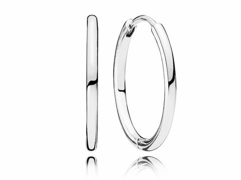 PANDORA 290586 - Elegante Kreolen - Silber - Ohrringe