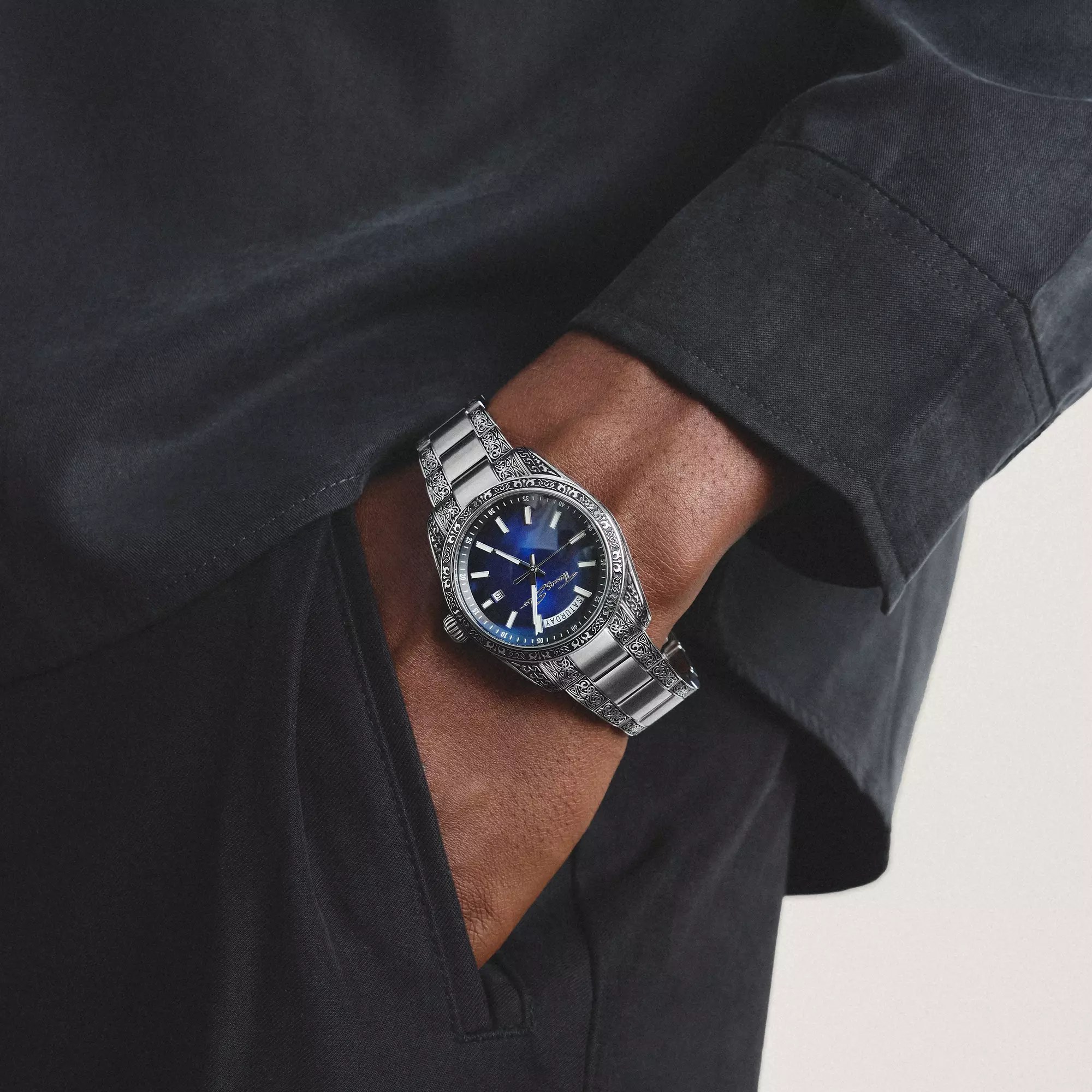 Thomas Sabo Uhr - Rebel at Heart Revive - Ziffernblatt blau – Ansicht 5