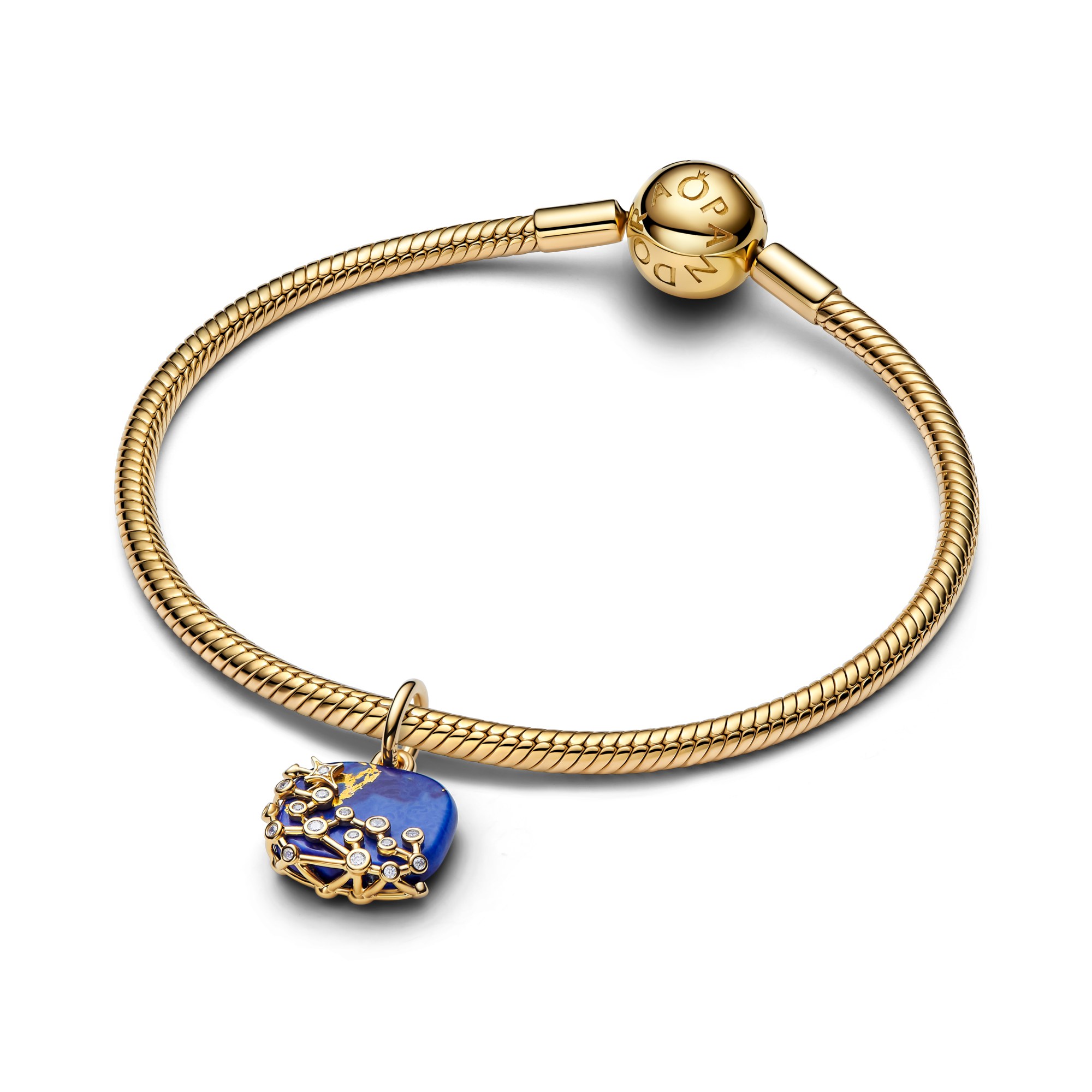 Pandora Moments - Hänge-Charm Sternbild - Gelbgold Vergoldung – Ansicht 3