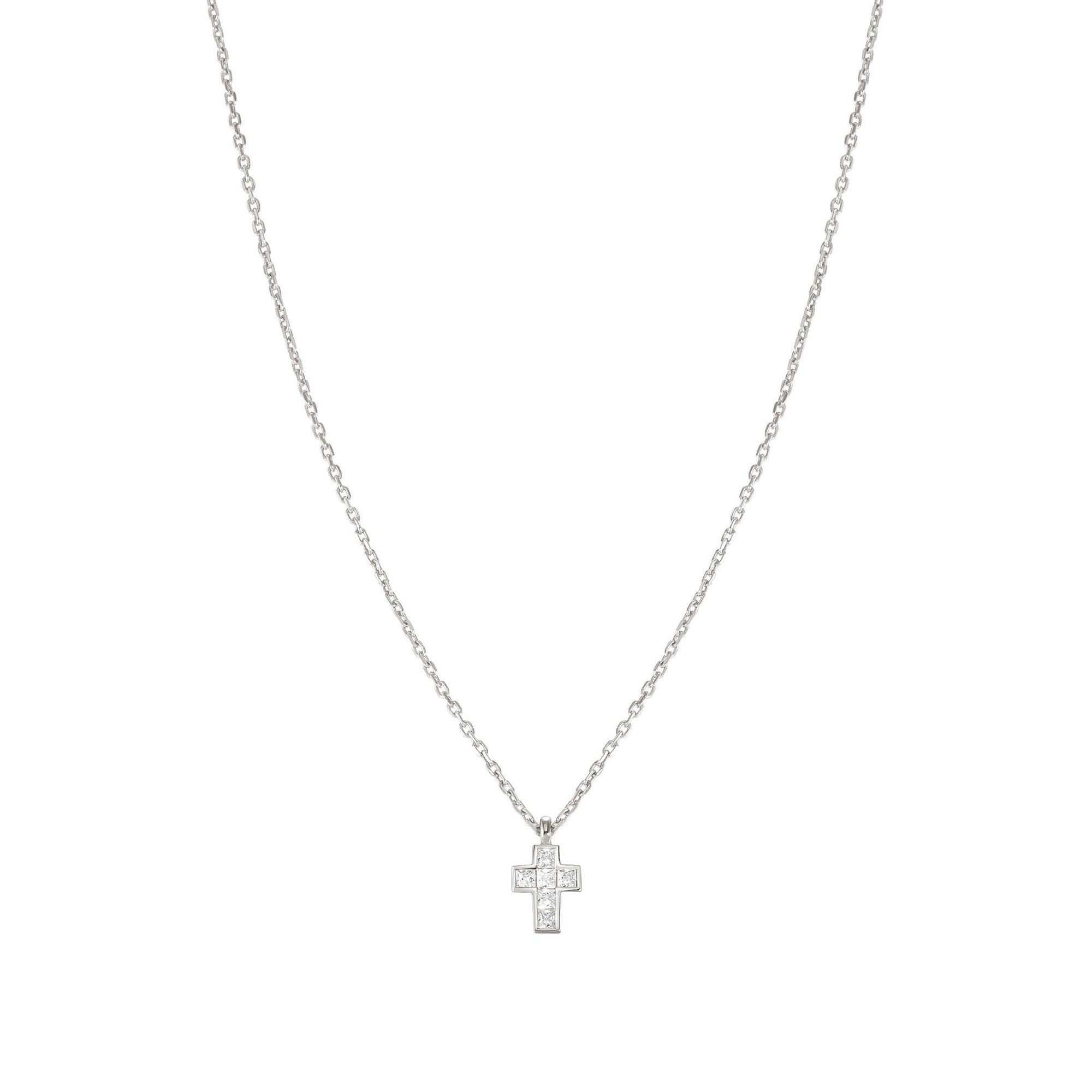 Nomination Carismatica kl. Kreuz Collier - Silber rhodiniert - Zirkonia Weiß - 38 - 44 cm – Ansicht 3