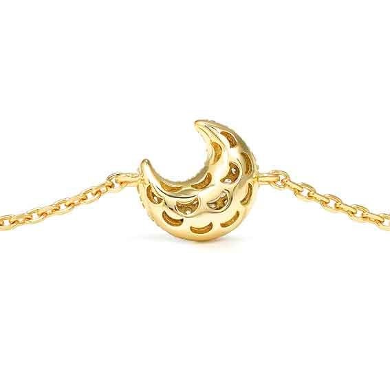 Nomination LIFEPOETRY Armband aus Sterling Silber & Zirkonia - Mond - vergoldet – Ansicht 4